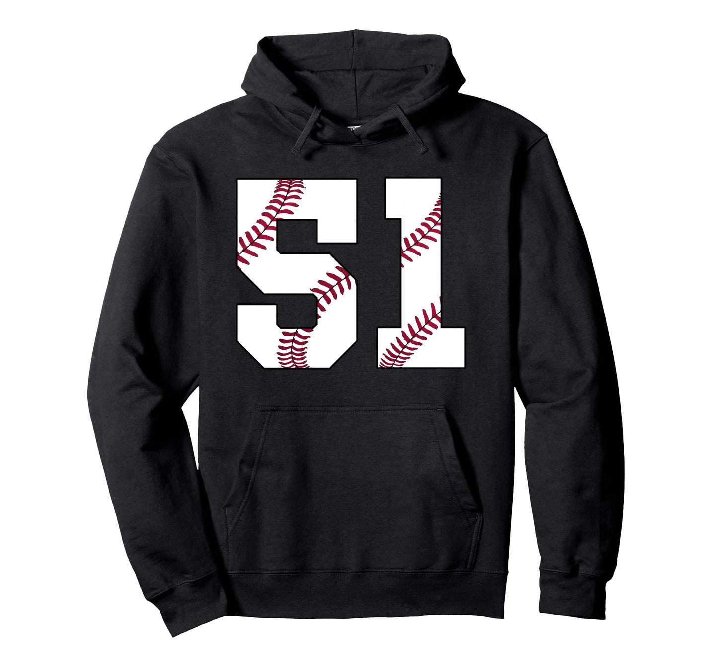 Baseball 1975 51St Birthday 51 Years Old Hoodie - Graphic Print for Adults - T-Shirt, Sweatshirt, Hoodie
