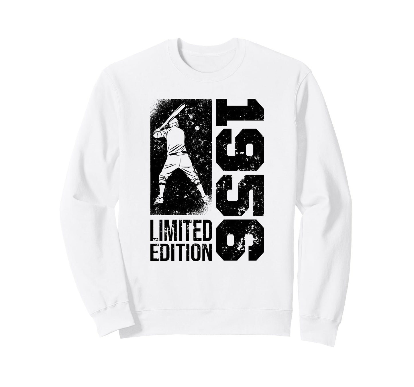 Baseball Player Born 1956 Birthday Sweatshirt - Aesthetic Graphic Unisex - T-Shirt, Sweatshirt, Hoodie