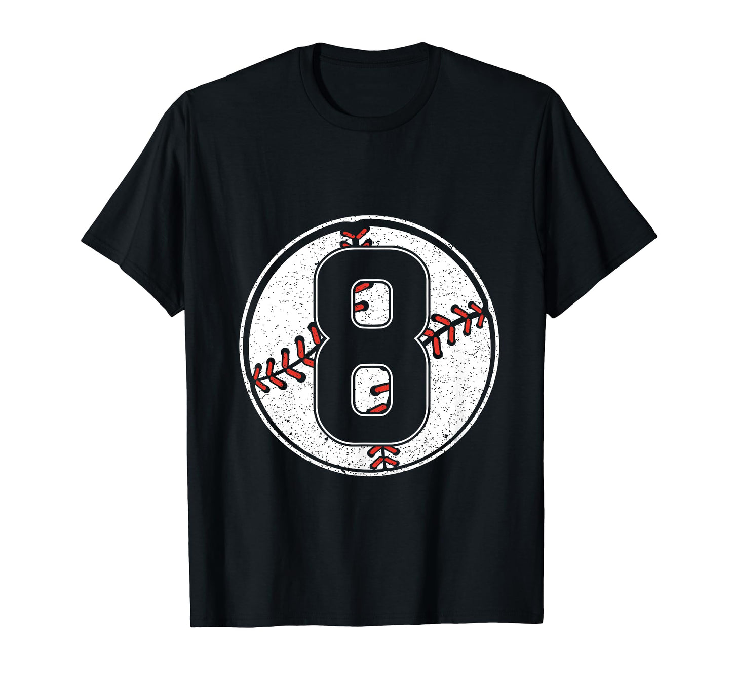 Baseball Birthday 8Th Birthday T-Shirt - Casual Everyday Wear for Adults - T-Shirt, Sweatshirt, Hoodie