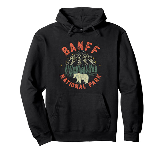 Banff Canadian National Park Souvenir Hoodie - Custom Art Print for Adults - T-Shirt, Sweatshirt, Hoodie