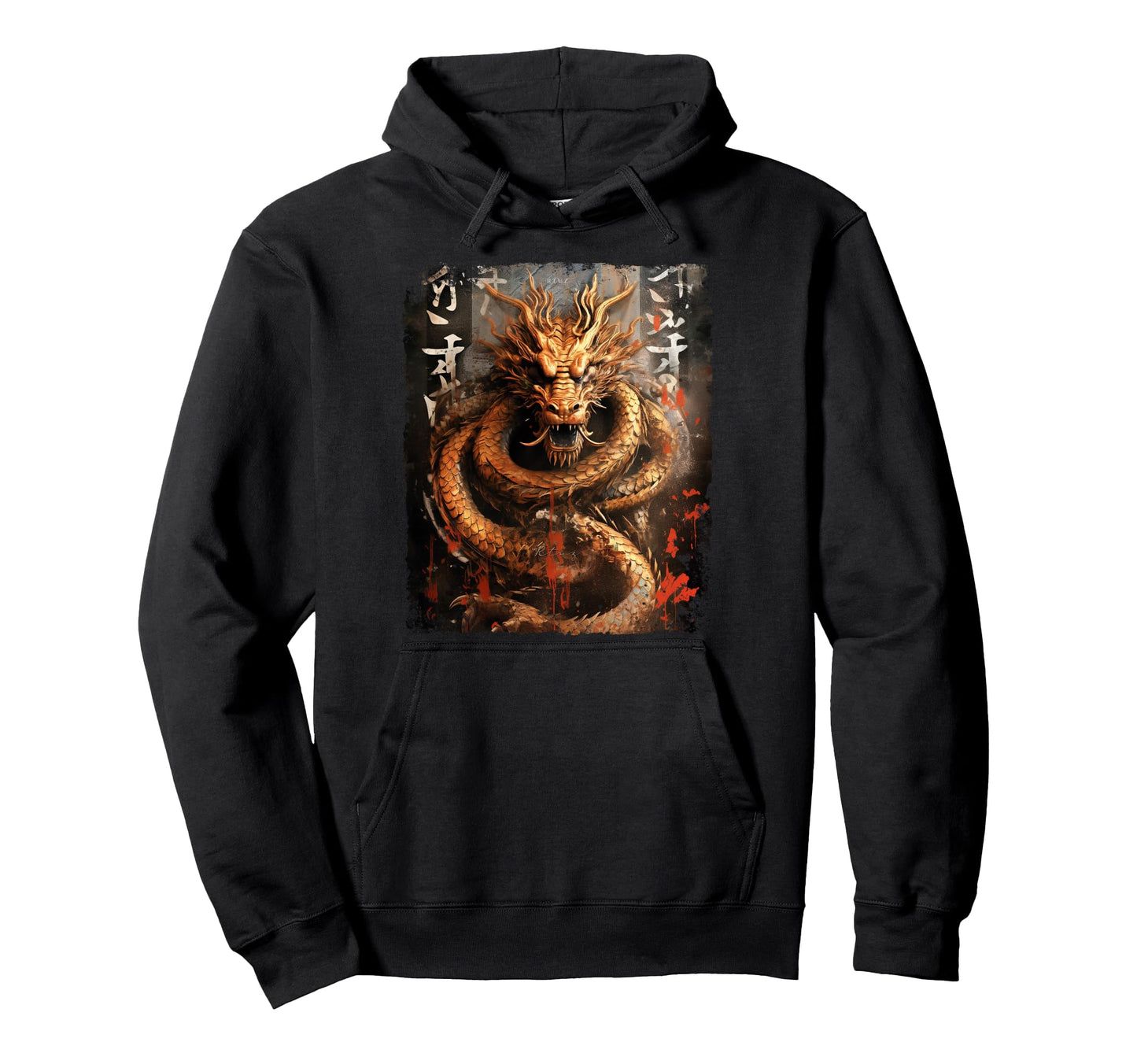 Dragon Streetwear Aesthetic Dragon Hoodie - Minimalist Print Men Women - T-Shirt, Sweatshirt, Hoodie