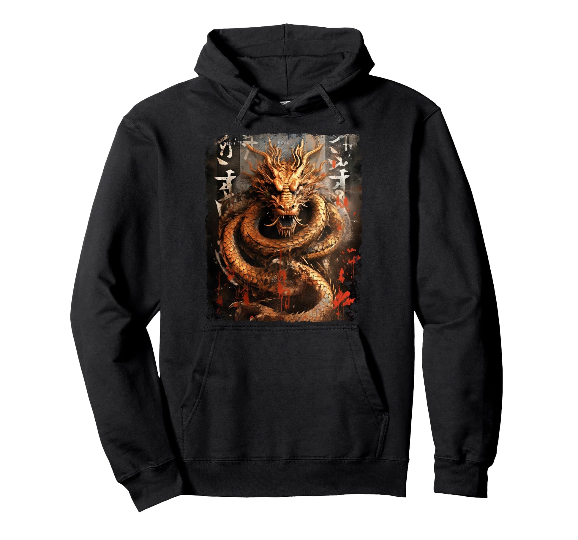 Dragon Streetwear Aesthetic Dragon Hoodie - Minimalist Print Men Women - T-Shirt, Sweatshirt, Hoodie
