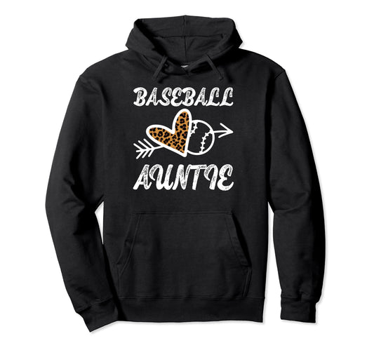 Baseball Auntie Proud Baseball Family Hoodie - Custom Art Print Unisex - T-Shirt, Sweatshirt, Hoodie