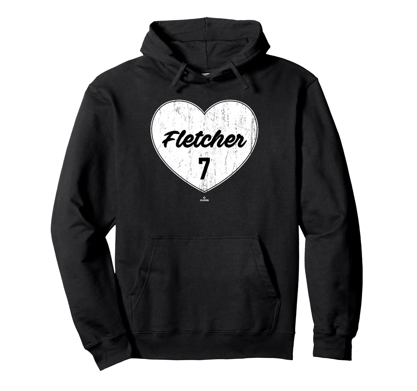 Distressed Heart Dominic Fletcher Hoodie - Trendy Graphic Men Women - T-Shirt, Sweatshirt, Hoodie