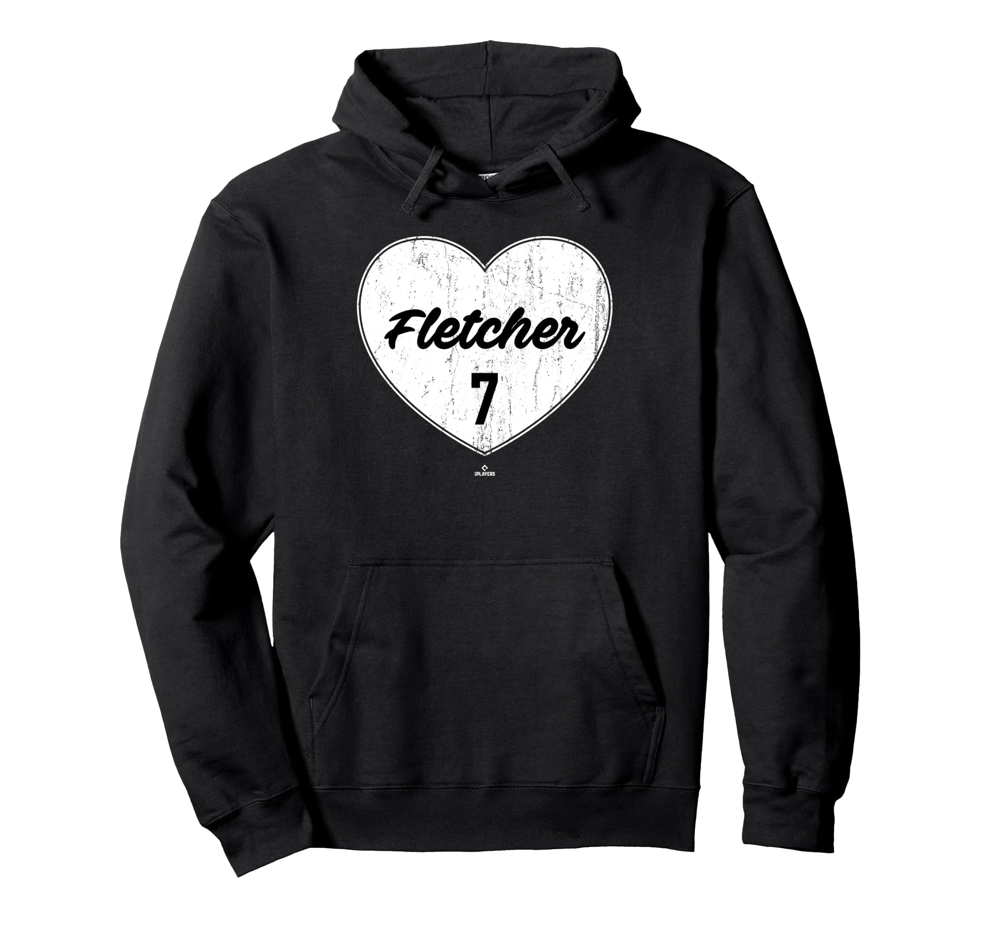 Distressed Heart Dominic Fletcher Hoodie - Trendy Graphic Men Women - T-Shirt, Sweatshirt, Hoodie