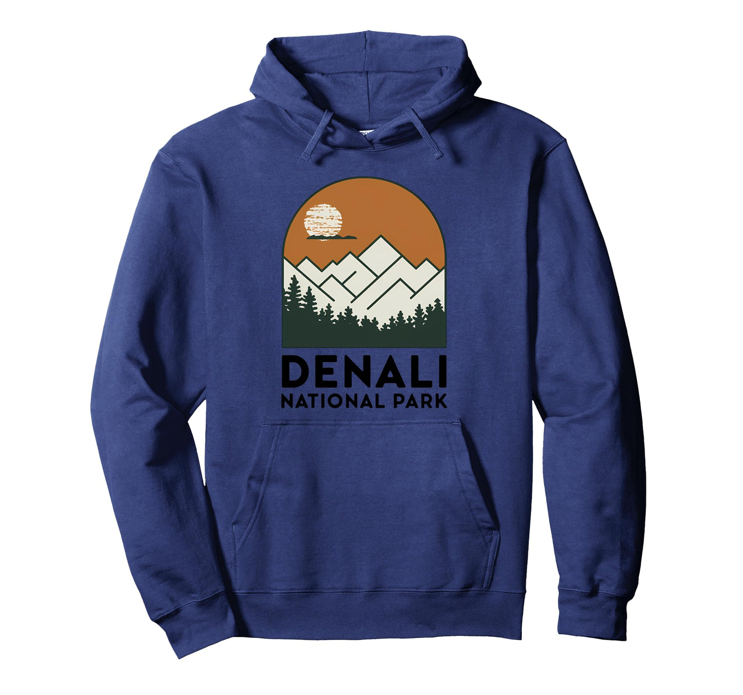 Denali Est 1917 Alaska National Park Hoodie - Streetwear Style for Adults - T-Shirt, Sweatshirt, Hoodie