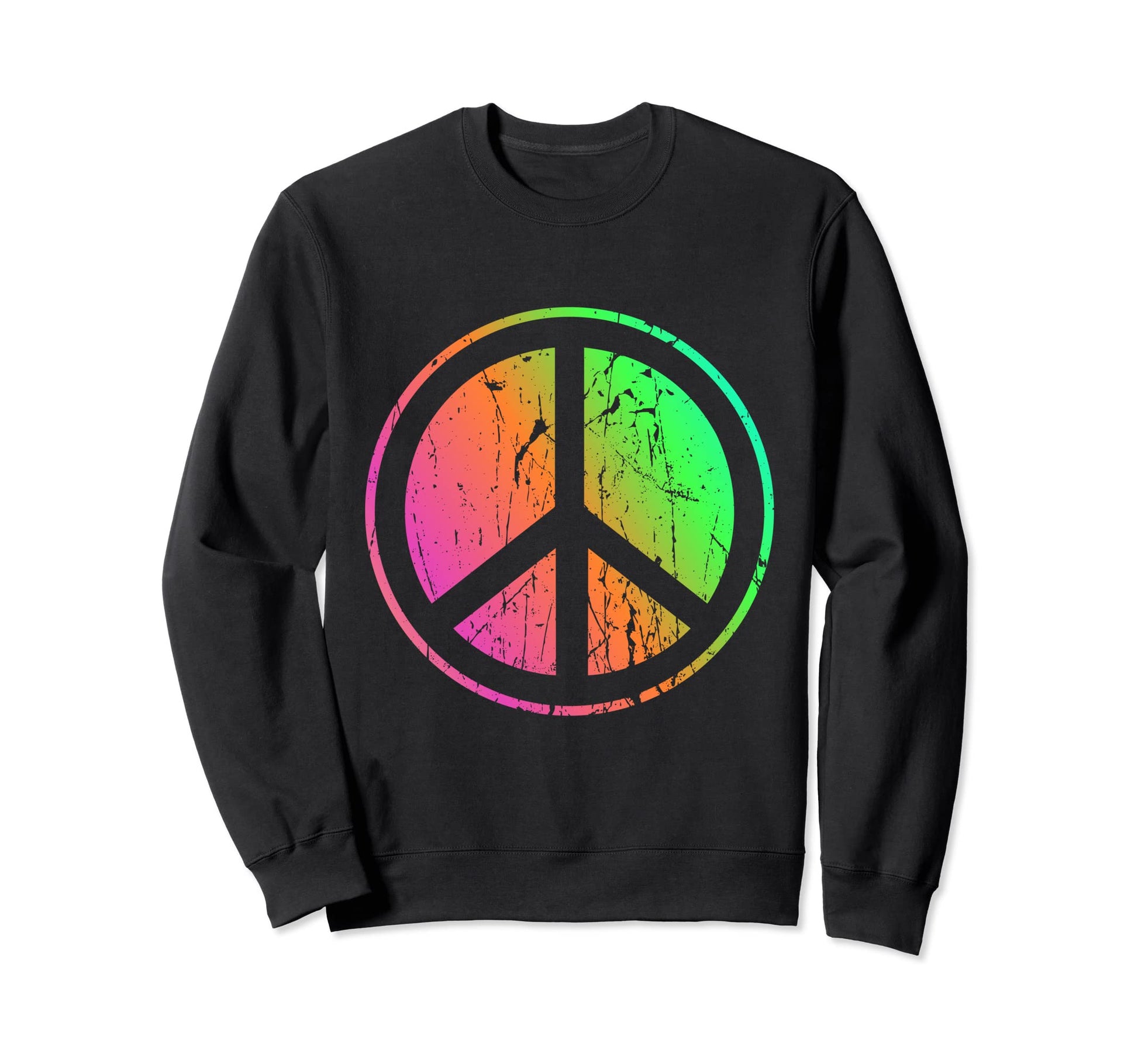 Subtradivid 60S 70S Hippie Peace Sweatshirt - Streetwear Style Men Women - T-Shirt, Sweatshirt, Hoodie