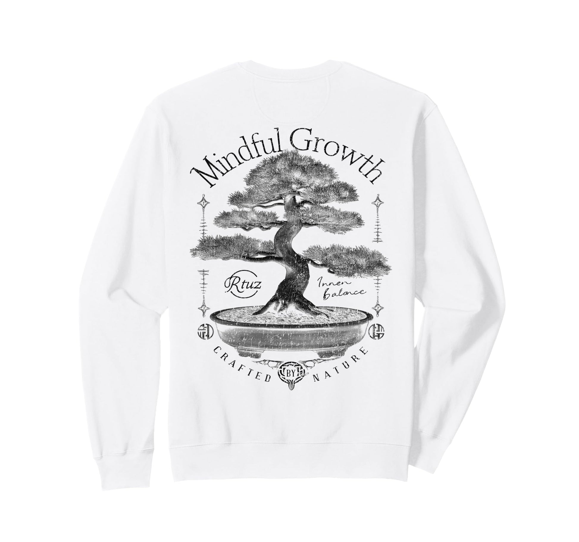Back Y2K Streetwear Bonsai Sweatshirt - Minimalist Print Men Women - T-Shirt, Sweatshirt, Hoodie