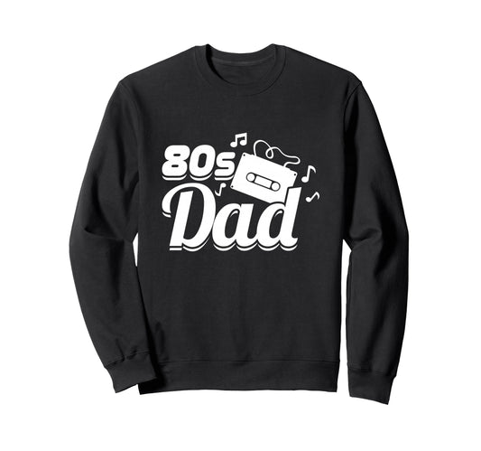 80S Dad Nostalgic Synthwave Sweatshirt - Aesthetic Graphic for Adults - T-Shirt, Sweatshirt, Hoodie