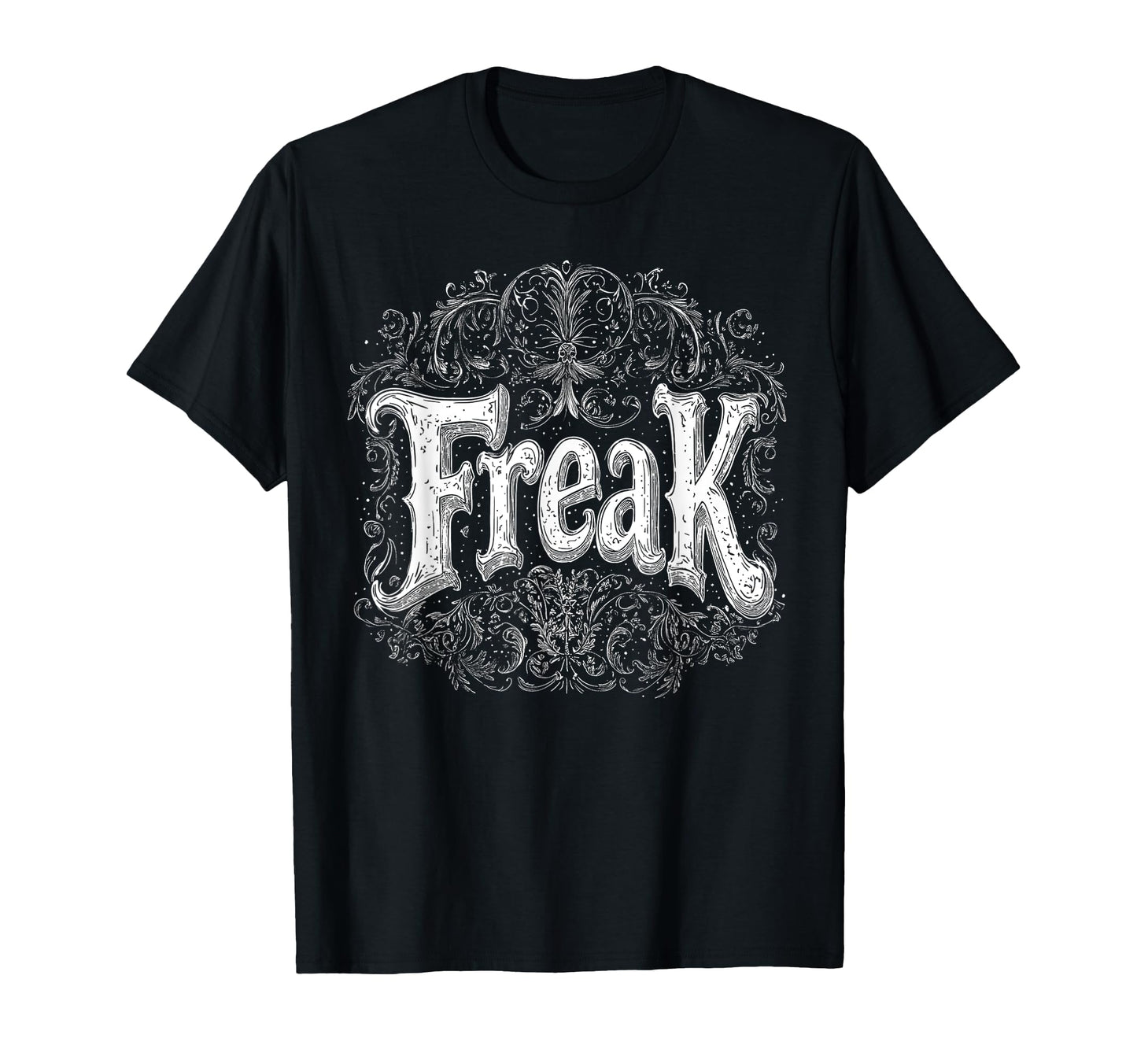 Freak Gothic Alt Grunge Hip Hop Y2K Emo T-Shirt - Minimalist Print Unisex - T-Shirt, Sweatshirt, Hoodie