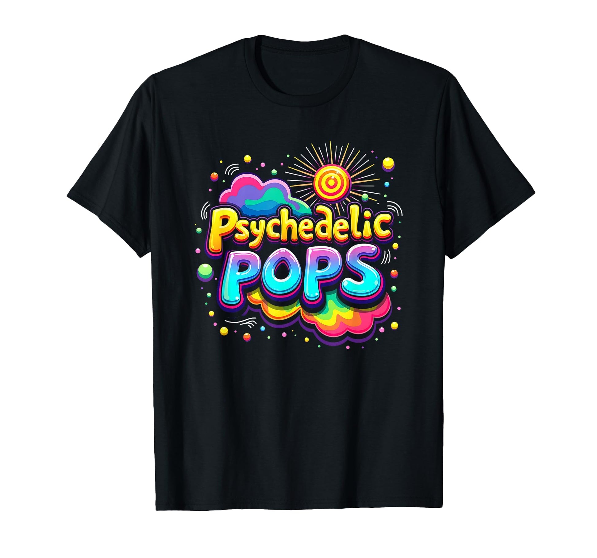 Groovy Dad Psychedelic Pops 60S Hippie T-Shirt - Trendy Graphic Men Women - T-Shirt, Sweatshirt, Hoodie