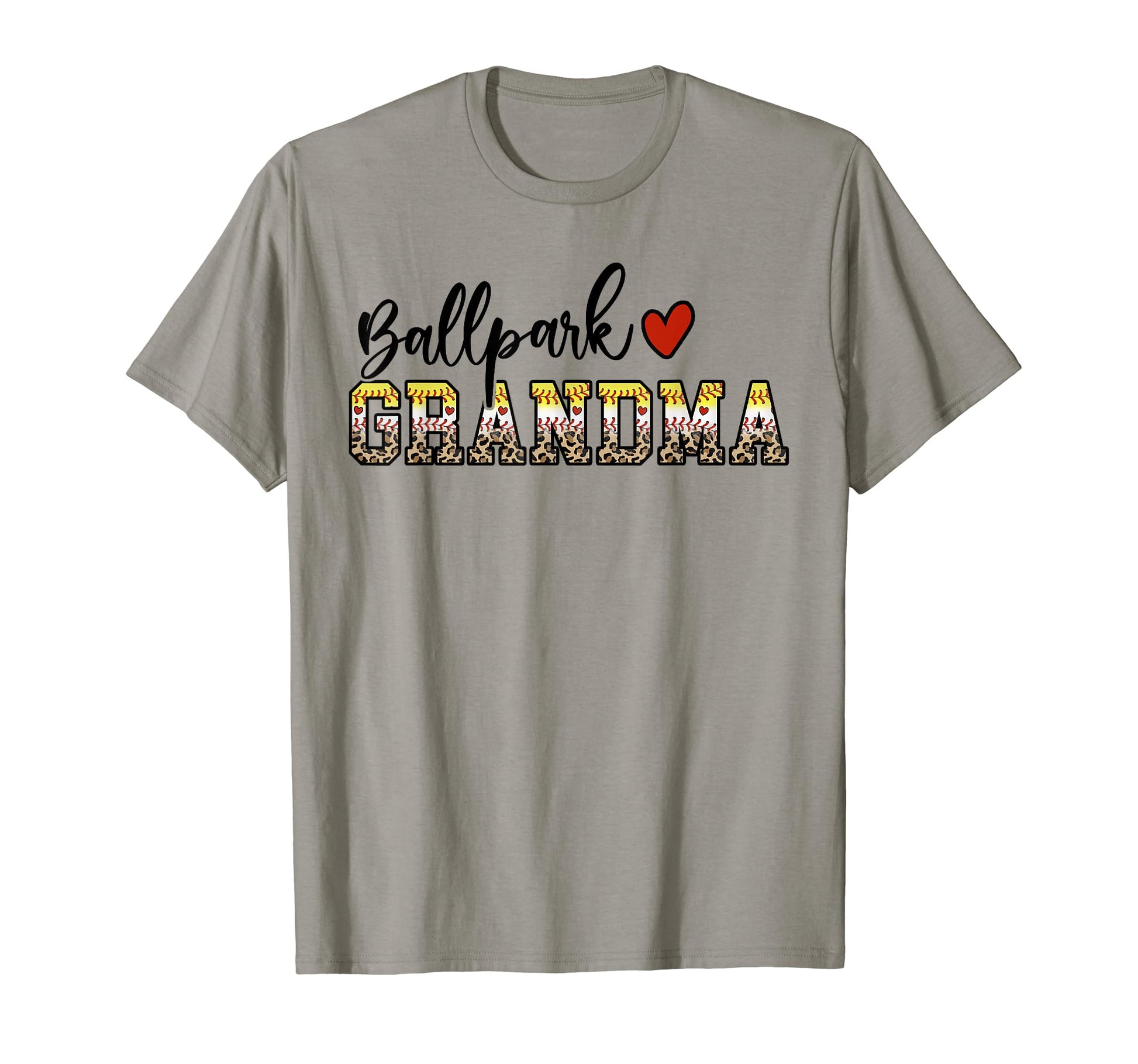 Ballpark Grandma Baseball Softball Mom T-Shirt - Minimalist Print Unisex - T-Shirt, Sweatshirt, Hoodie