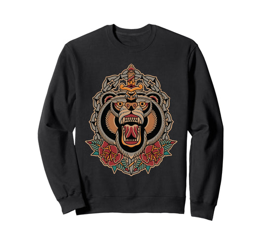American Traditional Tattoo Flash Sweatshirt - Minimalist Print Unisex - T-Shirt, Sweatshirt, Hoodie