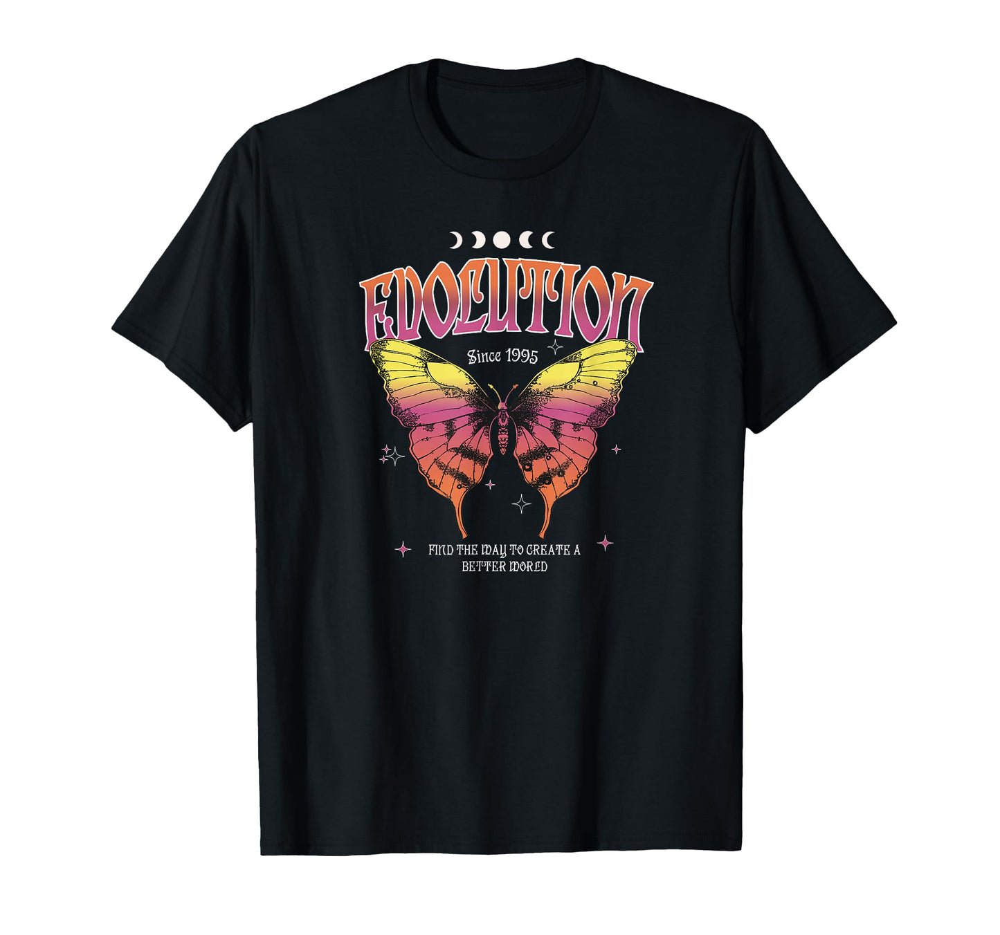 Butterfly Evolution Y2K Grunge T-Shirt - Custom Art Print Men Women - T-Shirt, Sweatshirt, Hoodie