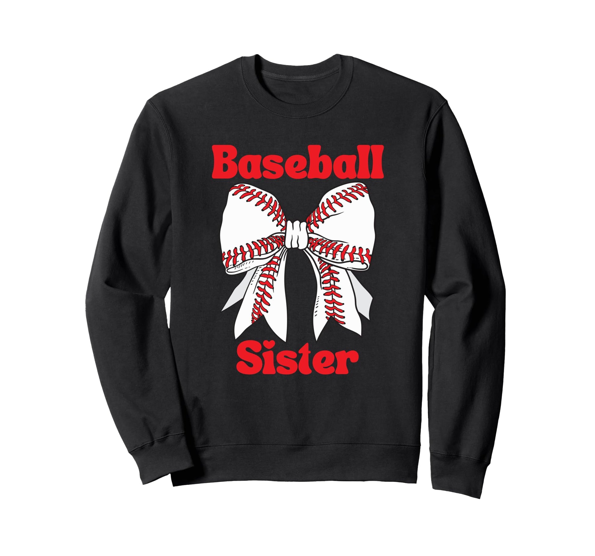 Baseball Sister Coquette Bow Sport Sweatshirt - Streetwear Style Men Women - T-Shirt, Sweatshirt, Hoodie