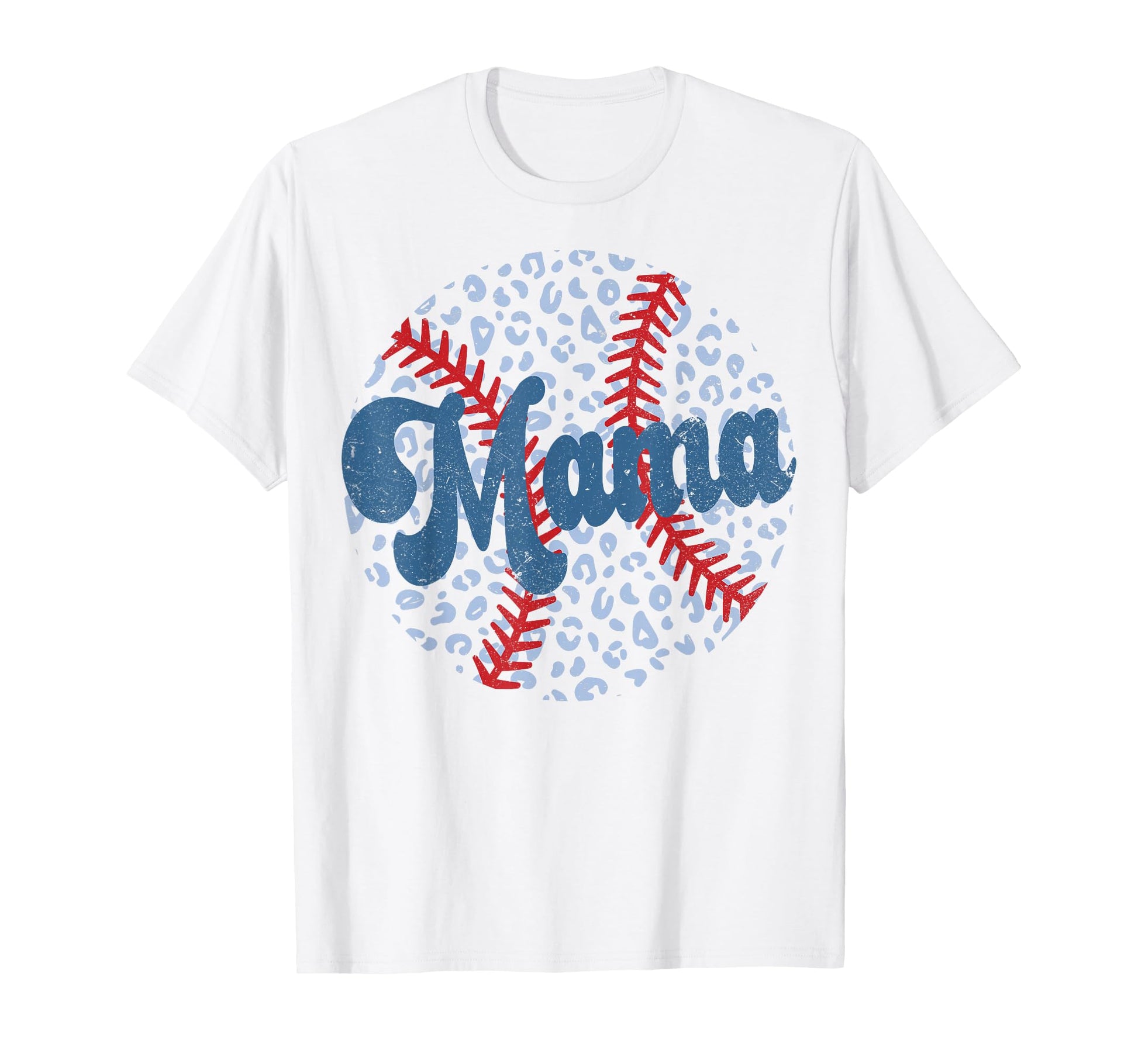 Baseball Mama Leopard Game Day Baseball T-Shirt - Streetwear Style Unisex - T-Shirt, Sweatshirt, Hoodie