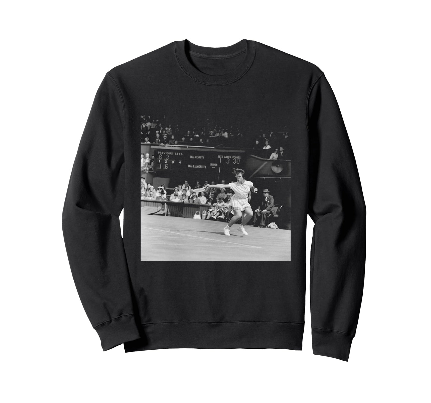 Wimbledon Tennis Billie Jean King Sweatshirt - Casual Everyday Wear Unisex - T-Shirt, Sweatshirt, Hoodie