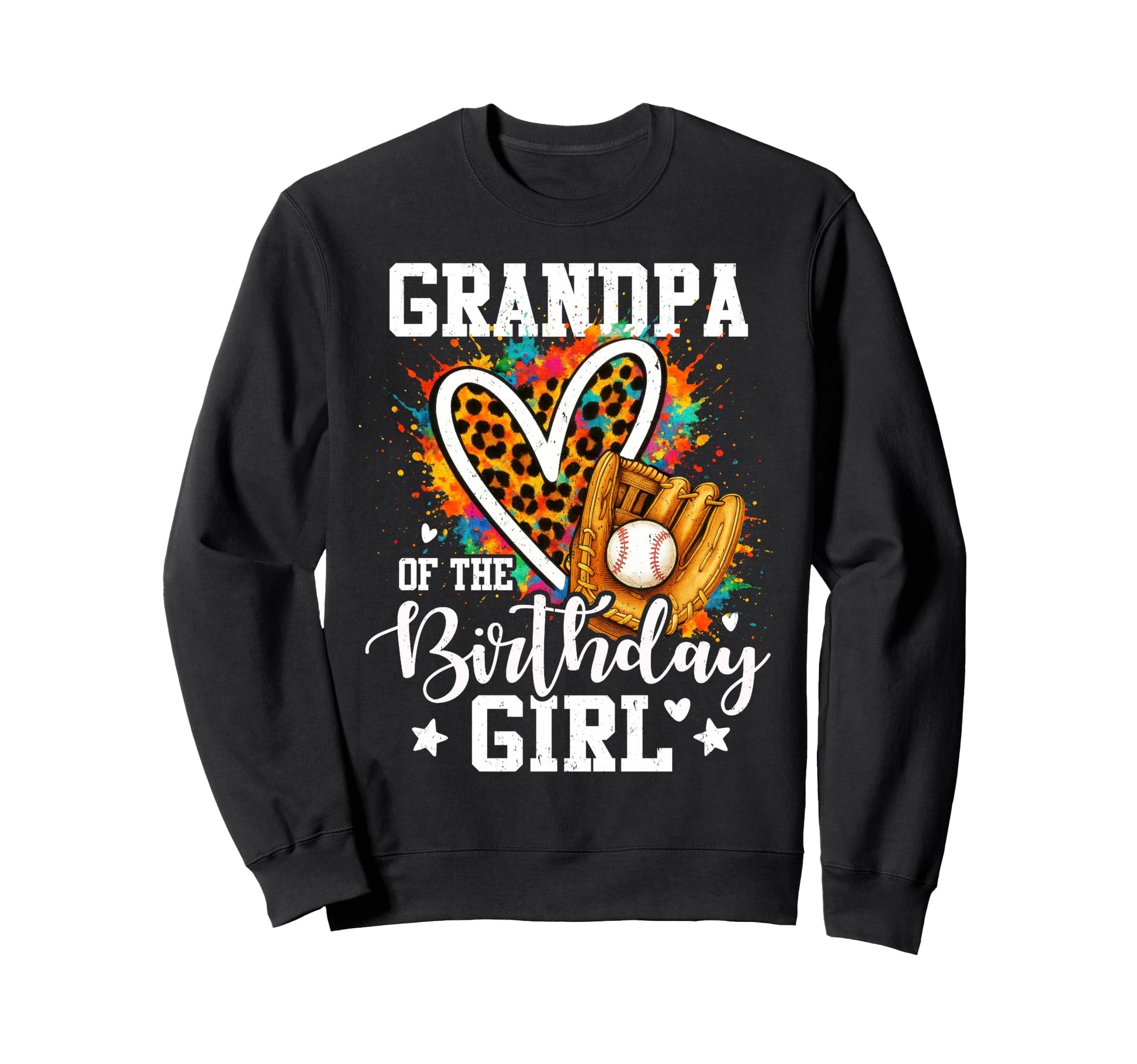 Grandpa Birthday Baseball Player Sweatshirt - Aesthetic Graphic Unisex - T-Shirt, Sweatshirt, Hoodie
