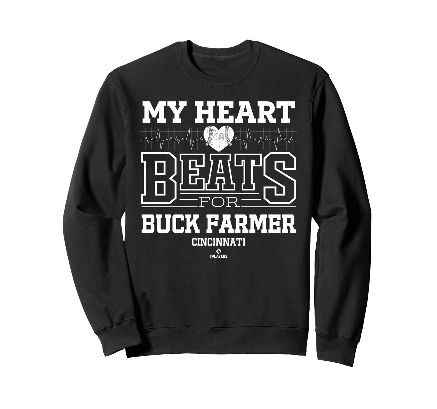 My Heart Beats Buck Farmer Sweatshirt - Unique Graphic for Adults - T-Shirt, Sweatshirt, Hoodie
