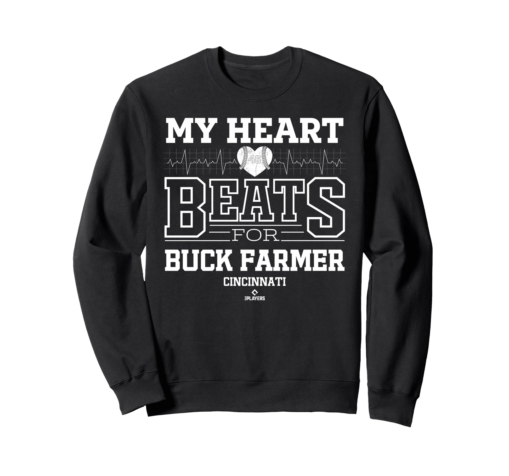 My Heart Beats Buck Farmer Sweatshirt - Unique Graphic for Adults - T-Shirt, Sweatshirt, Hoodie