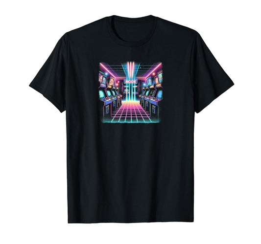80S Arcade Dreamworld T-Shirt - Aesthetic Graphic Men Women - T-Shirt, Sweatshirt, Hoodie