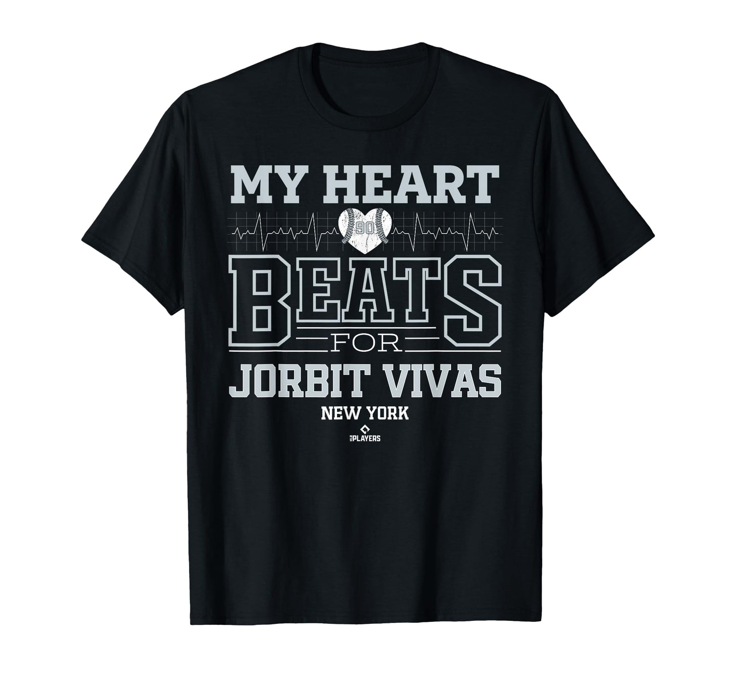 My Heart Beats Jorbit Vivas New York T-Shirt - Unique Graphic for Adults - T-Shirt, Sweatshirt, Hoodie