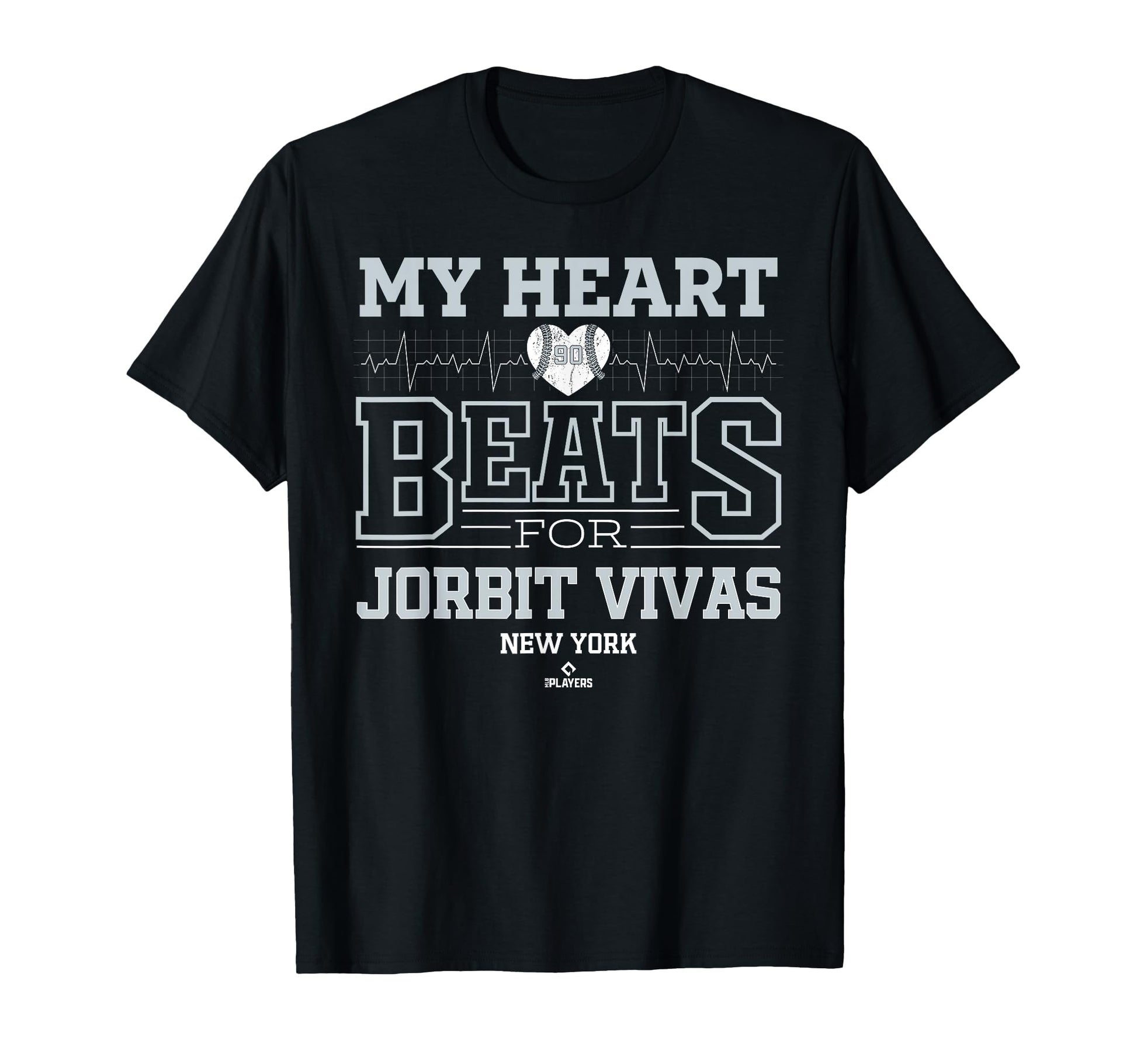 My Heart Beats Jorbit Vivas New York T-Shirt - Unique Graphic for Adults - T-Shirt, Sweatshirt, Hoodie