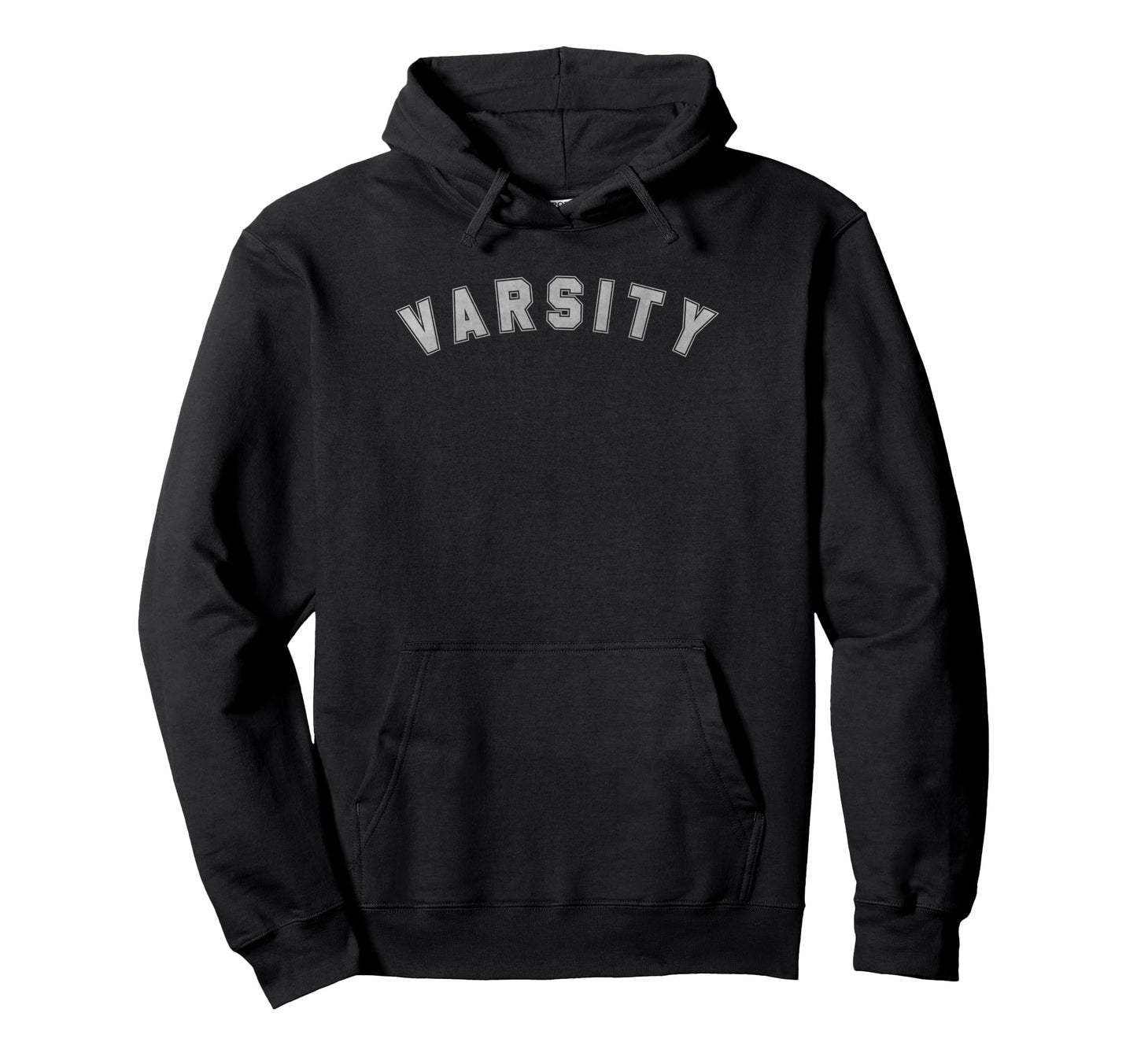 Trendy Varsity Arched Text Hoodie - Unique Graphic Unisex - T-Shirt, Sweatshirt, Hoodie