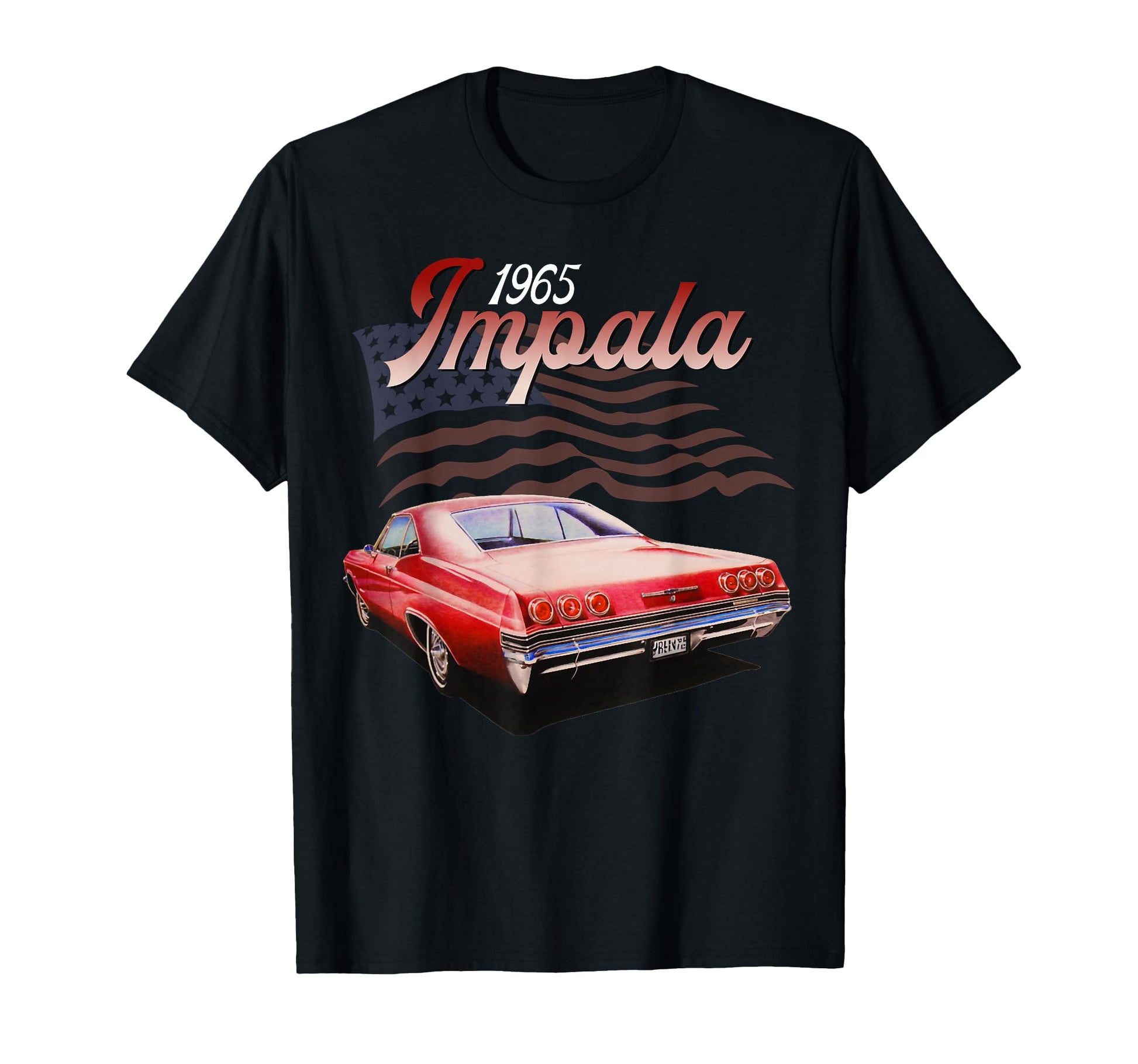 1965 65 Impala Old School Muscle Car T-Shirt - Aesthetic Graphic Unisex - T-Shirt, Sweatshirt, Hoodie