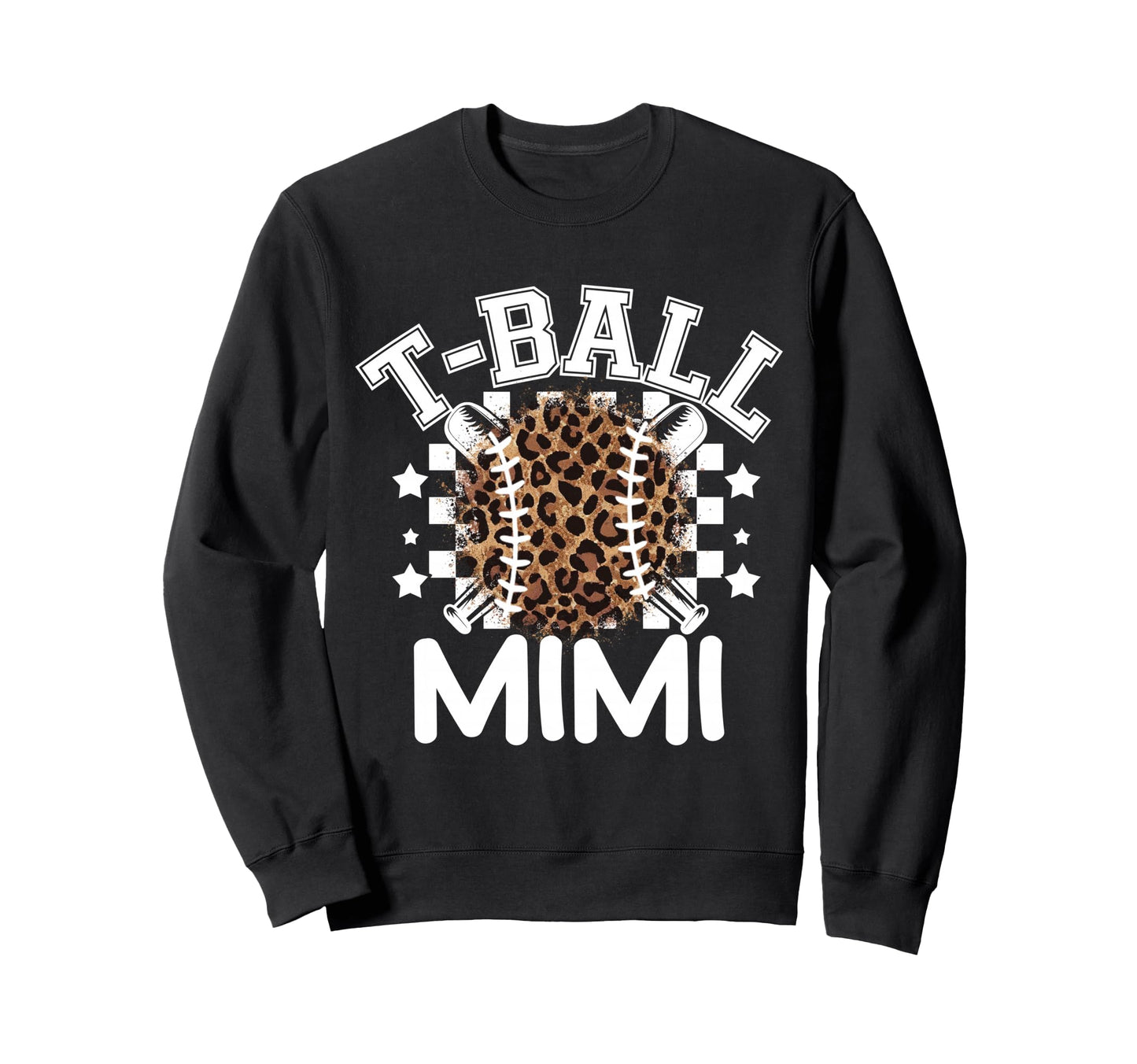 T Ball Teeball Mimi Leopard Sweatshirt - Aesthetic Graphic for Adults - T-Shirt, Sweatshirt, Hoodie