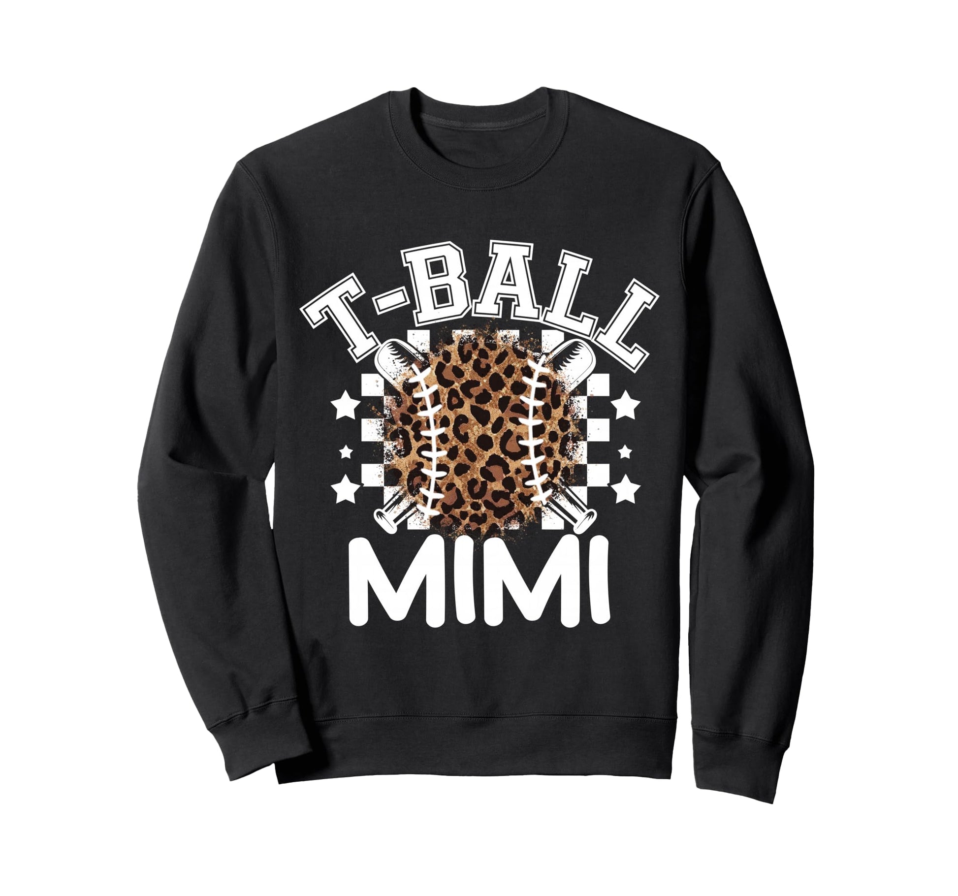 T Ball Teeball Mimi Leopard Sweatshirt - Aesthetic Graphic for Adults - T-Shirt, Sweatshirt, Hoodie
