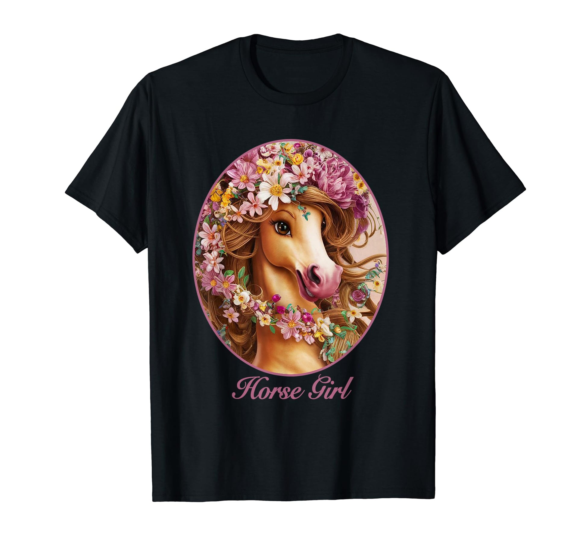 Coquette Horse Girlcore Y2K Aesthetic T-Shirt - Graphic Print Men Women - T-Shirt, Sweatshirt, Hoodie