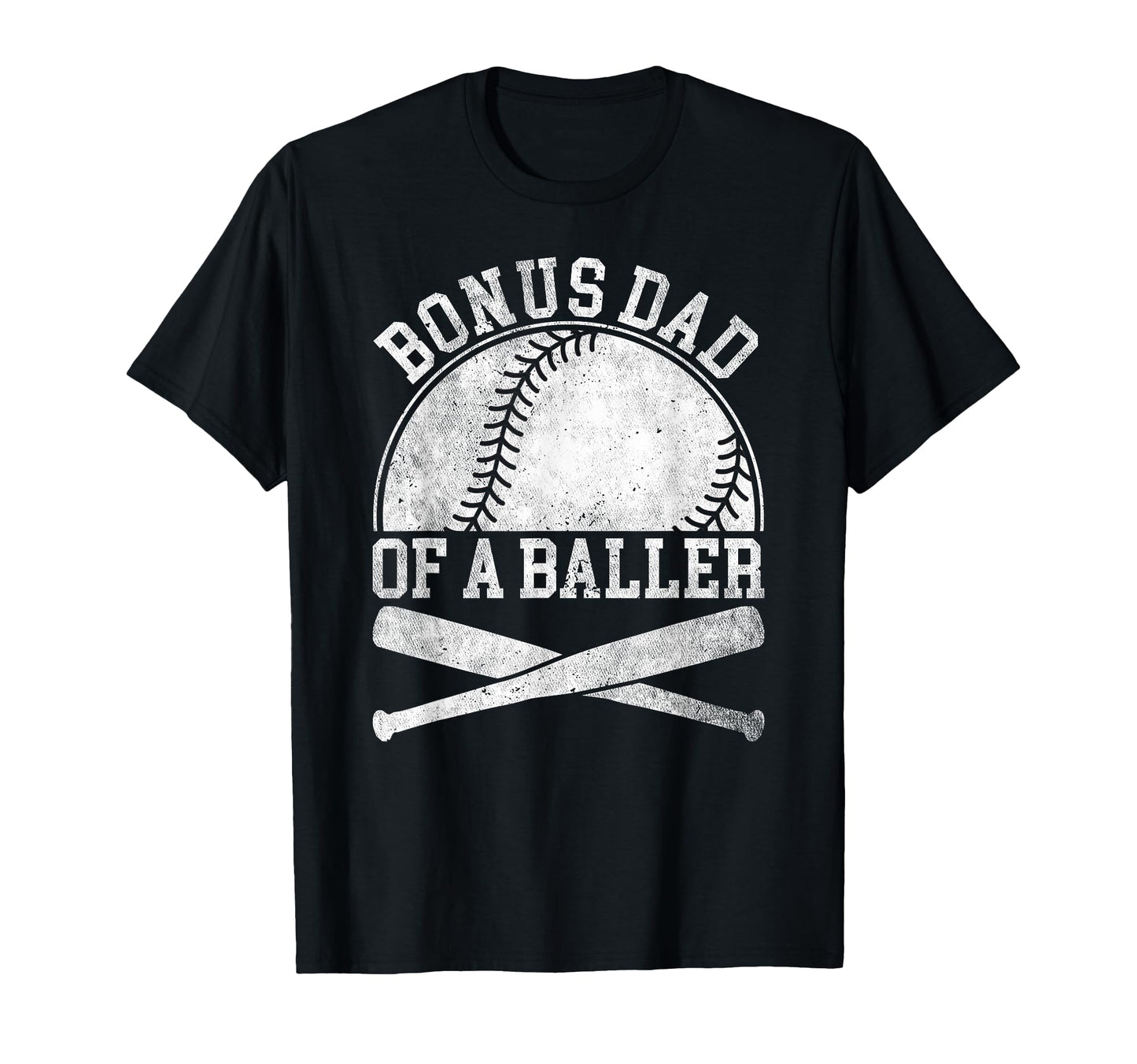 Bonus Dad Baseball Dad Fathers Day T-Shirt - Unique Graphic Unisex - T-Shirt, Sweatshirt, Hoodie