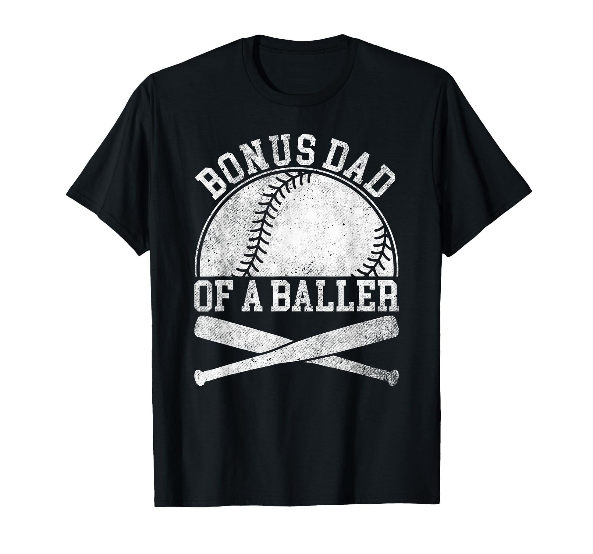 Bonus Dad Baseball Dad Fathers Day T-Shirt - Unique Graphic Unisex - T-Shirt, Sweatshirt, Hoodie