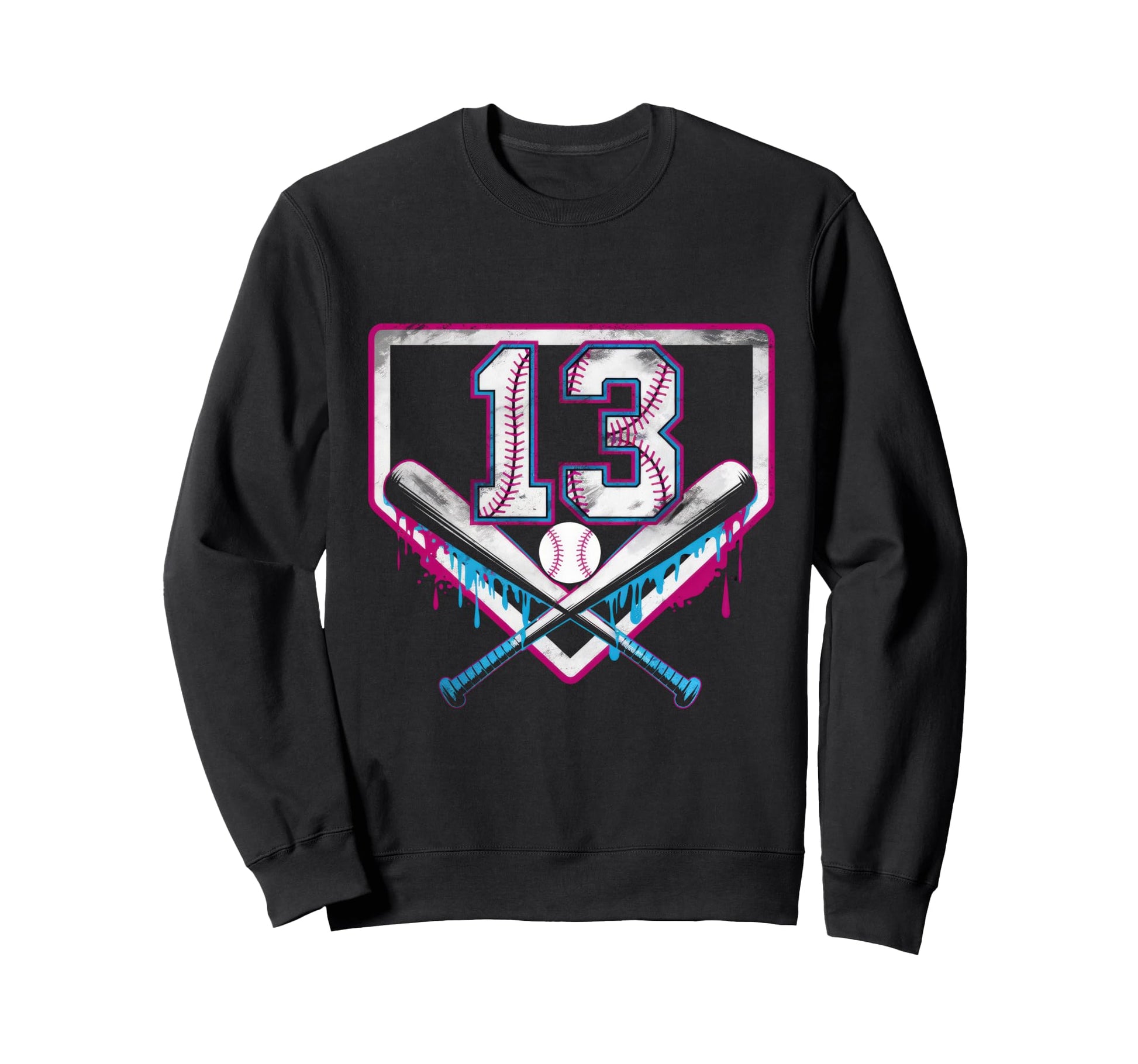 Sprinkle 13Th Birthday Baseball Home Sweatshirt - Unique Graphic Men Women - T-Shirt, Sweatshirt, Hoodie