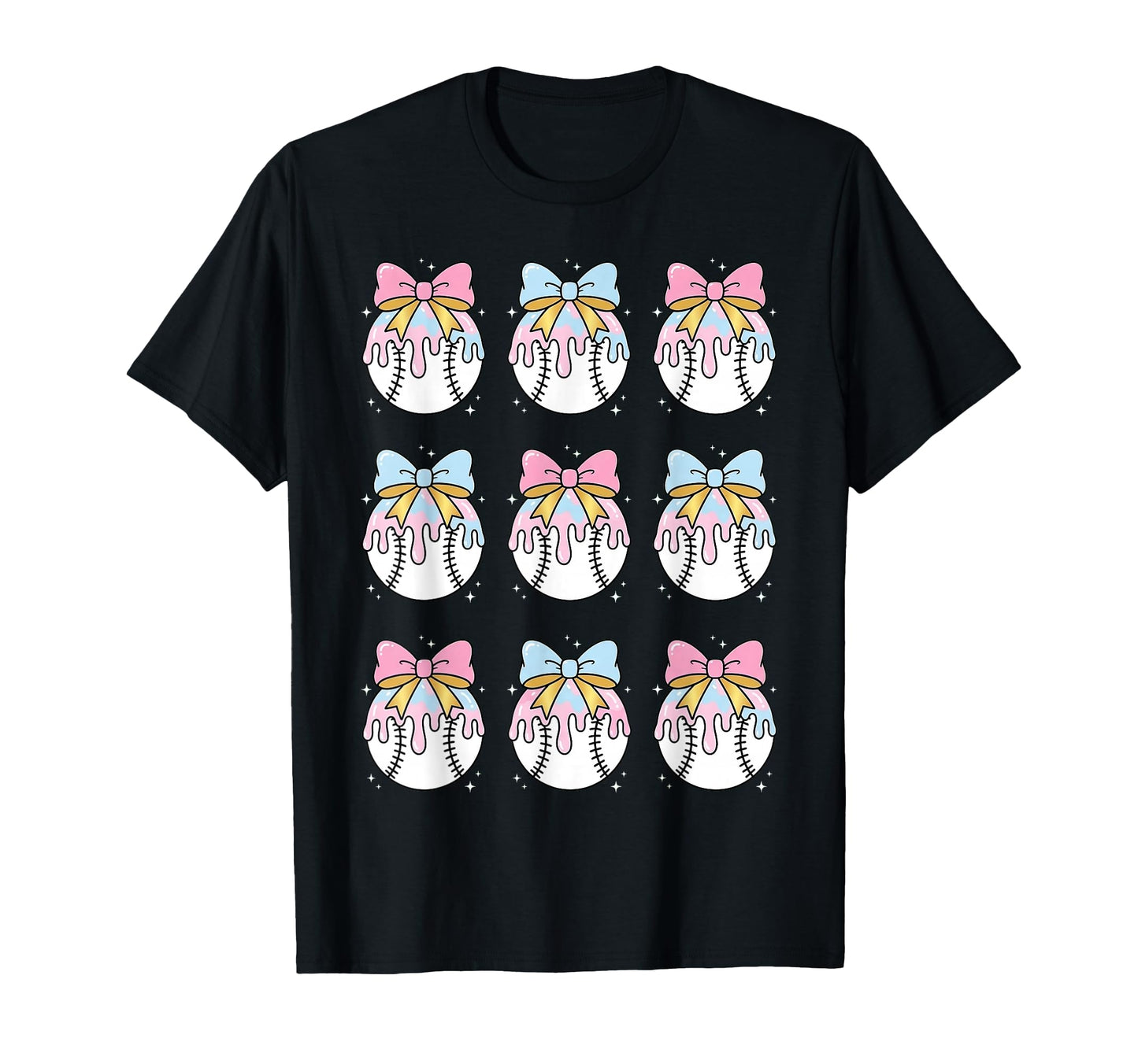 Baseball Drip Ice Cream Mom T-Shirt - Casual Everyday Wear for Adults - T-Shirt, Sweatshirt, Hoodie
