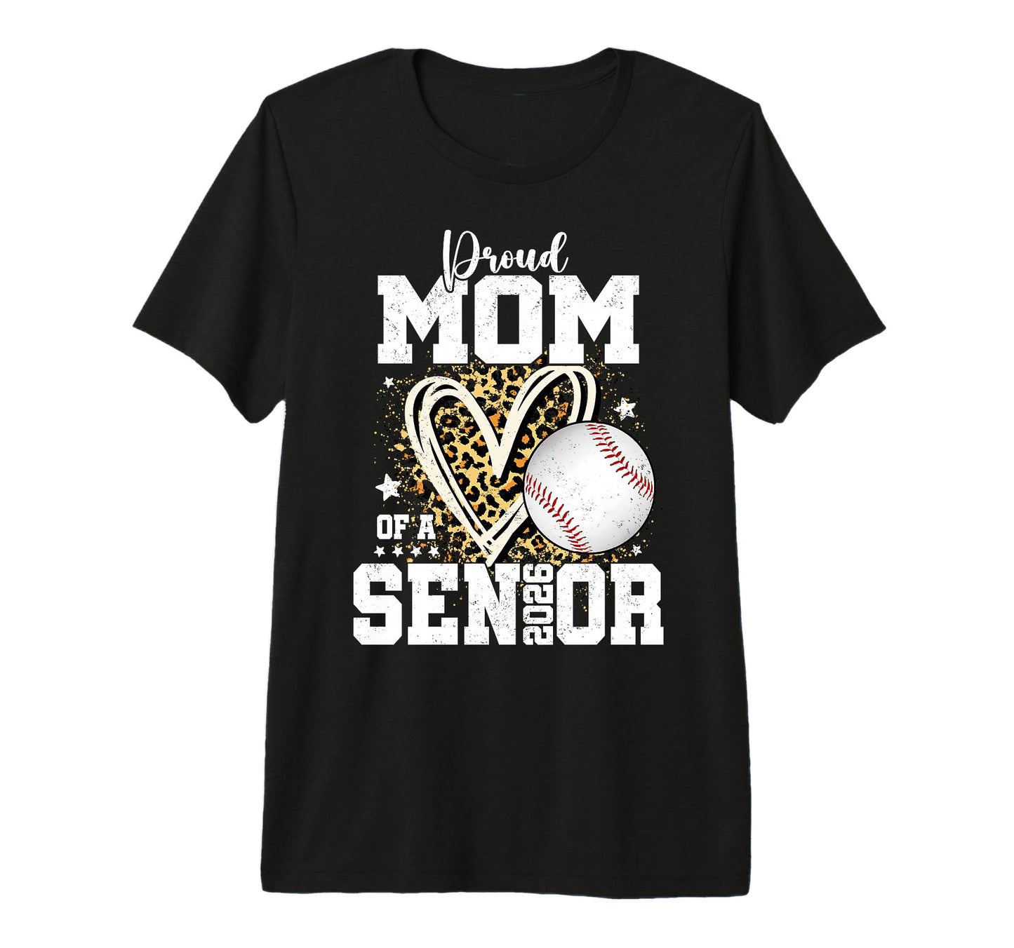 Proud Mom 2026 Senior Baseball Graduation T-Shirt - Unique Graphic Unisex - T-Shirt, Sweatshirt, Hoodie