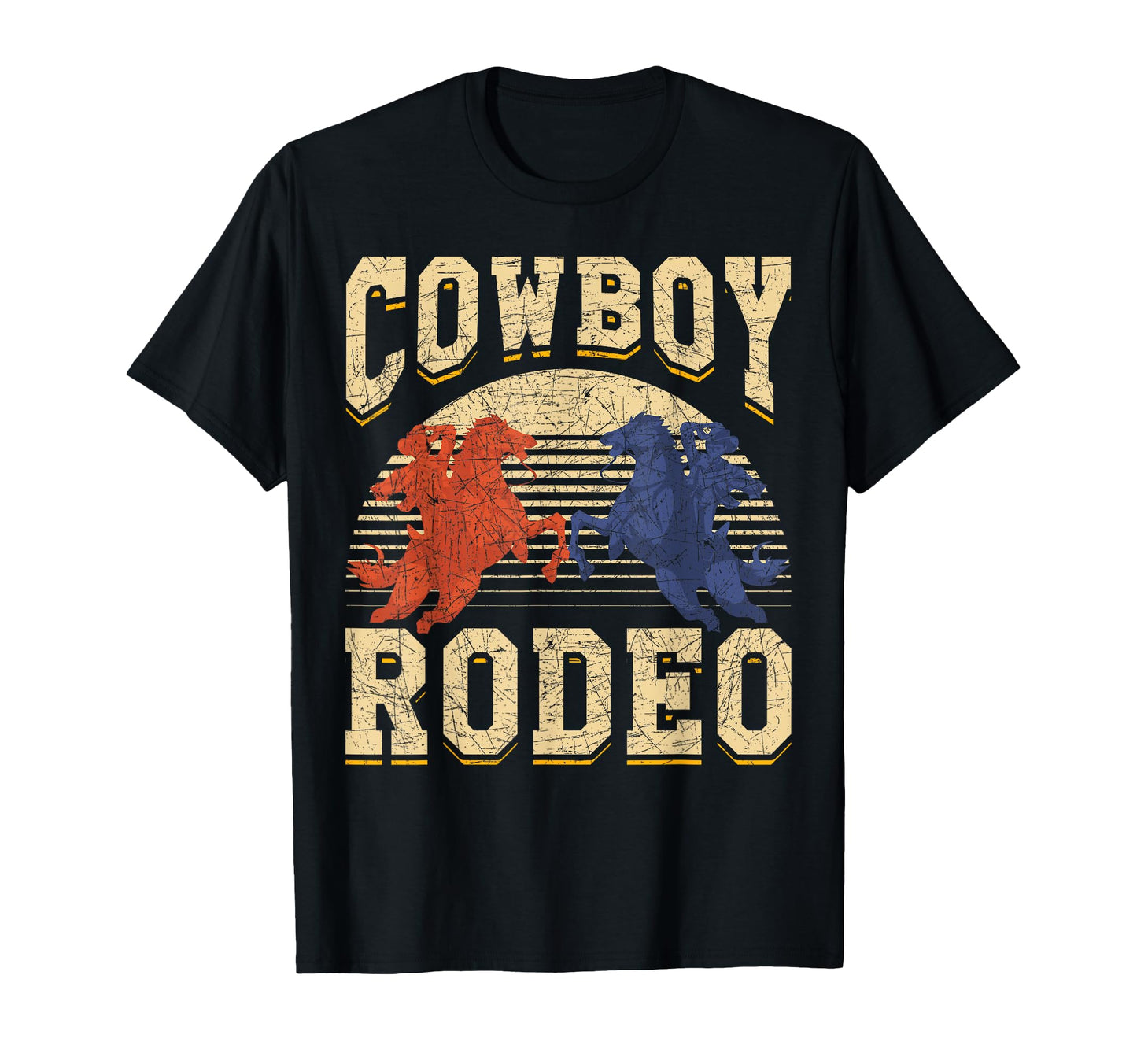 Rodeo Texas Western Equestrian Horseback T-Shirt - Minimalist Print Unisex - T-Shirt, Sweatshirt, Hoodie