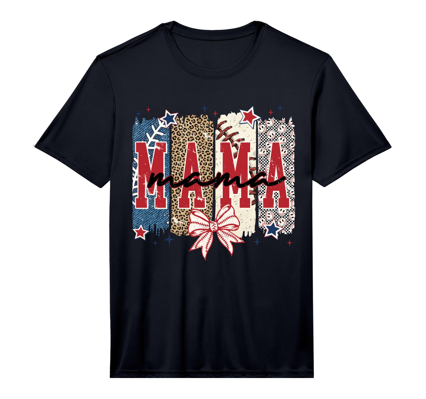 Mens Baseball Mama Coquette Bow T-Shirt - Aesthetic Graphic for Adults - T-Shirt, Sweatshirt, Hoodie