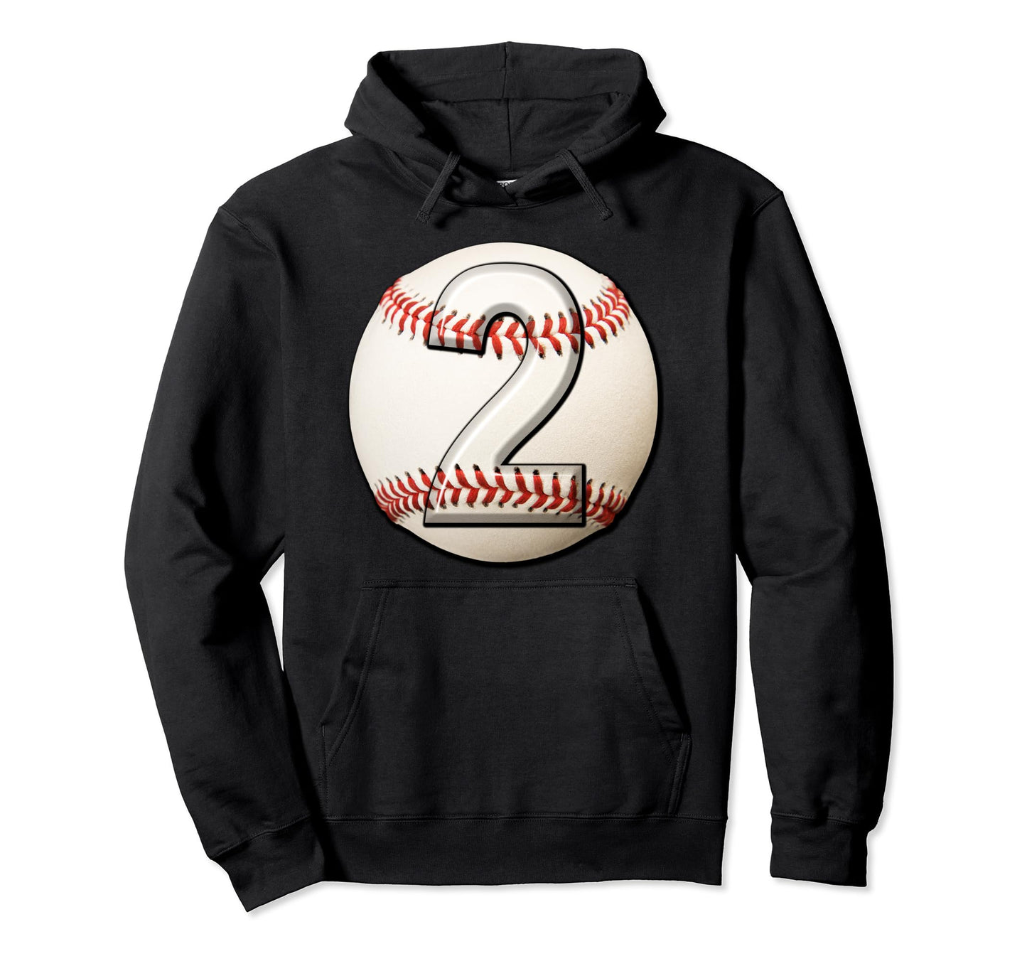 2 Years Old Baseball Themed 2Nd Birthday Hoodie - Trendy Graphic Men Women - T-Shirt, Sweatshirt, Hoodie
