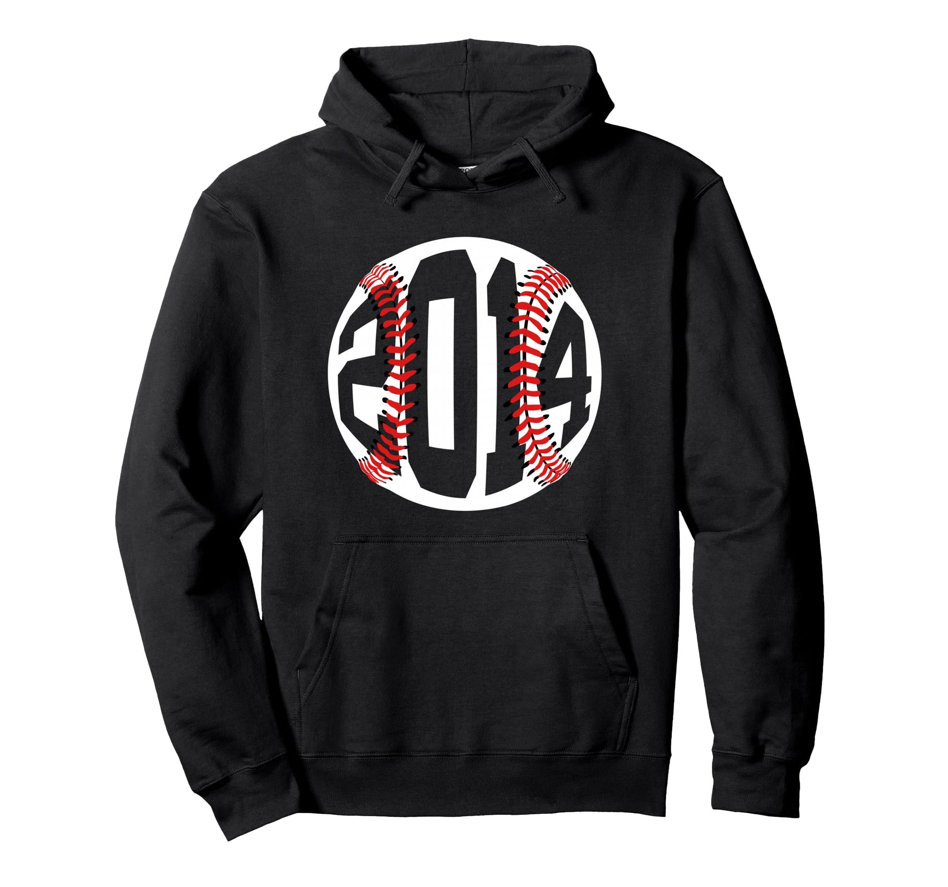 2014 Baseball 12Th Birthday Hoodie - Aesthetic Graphic for Adults - T-Shirt, Sweatshirt, Hoodie