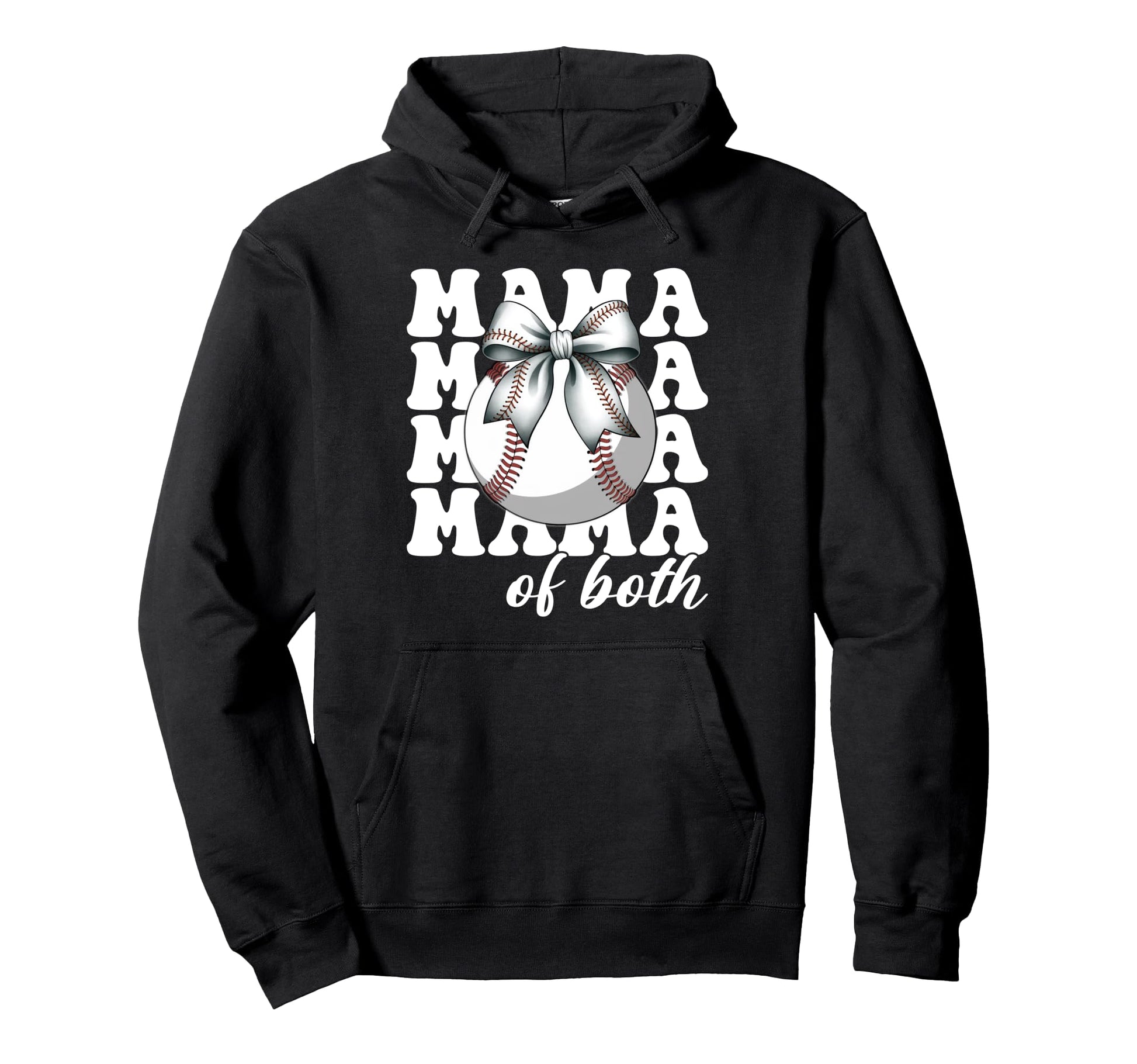 Leopard Mothers Day Mama Mom Both Hoodie - Unique Graphic for Adults - T-Shirt, Sweatshirt, Hoodie