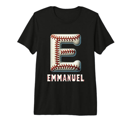 Baseball Home Run Jannik Initial T-Shirt - Fun Novelty Design Unisex - T-Shirt, Sweatshirt, Hoodie