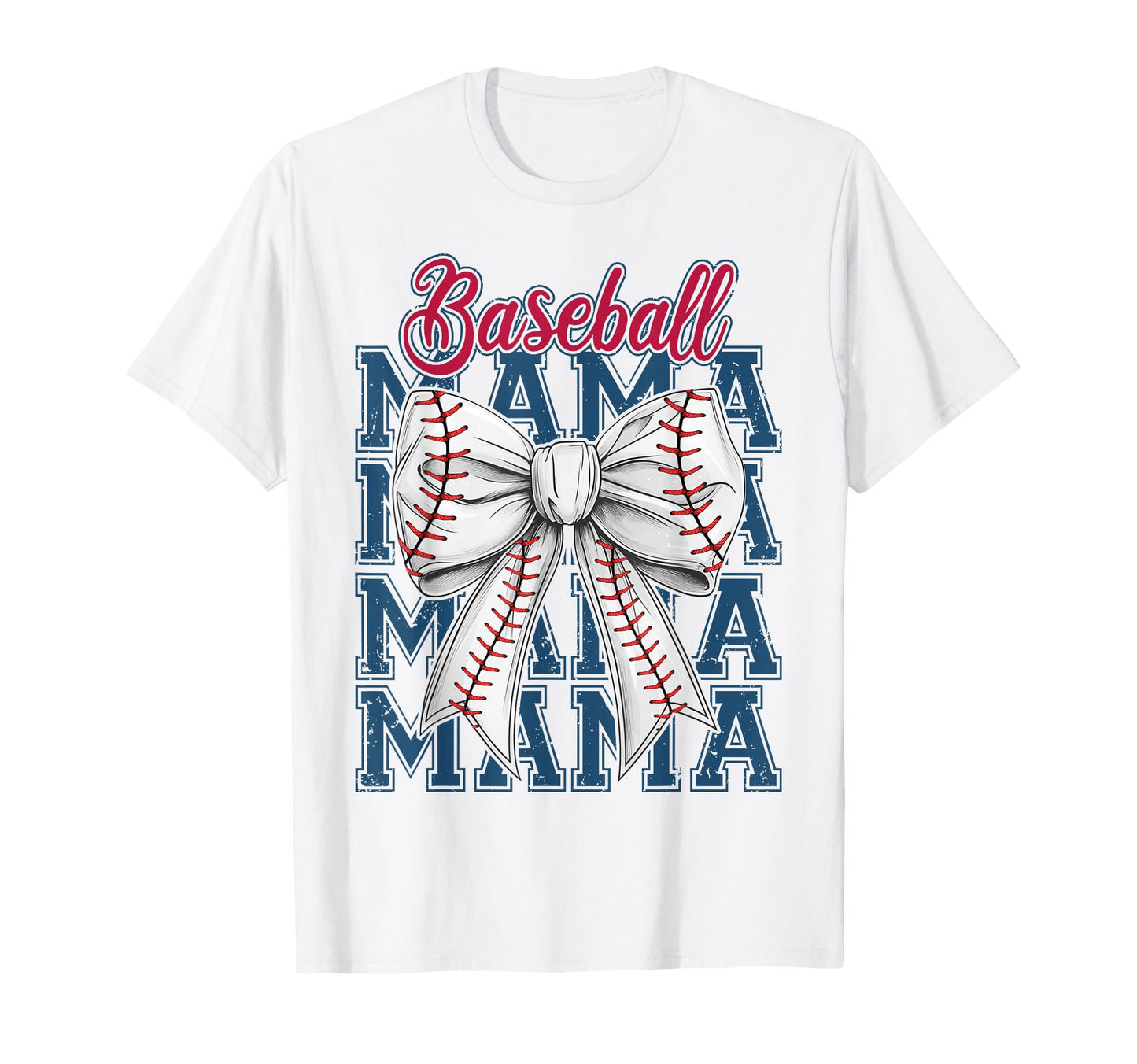 Baseball Coquette Mama Coquette Bow T-Shirt - Aesthetic Graphic for Adults - T-Shirt, Sweatshirt, Hoodie