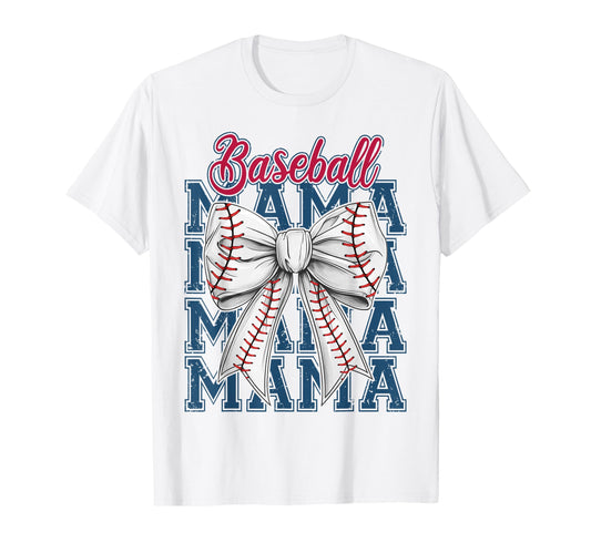 Baseball Coquette Mama Coquette Bow T-Shirt - Aesthetic Graphic for Adults - T-Shirt, Sweatshirt, Hoodie