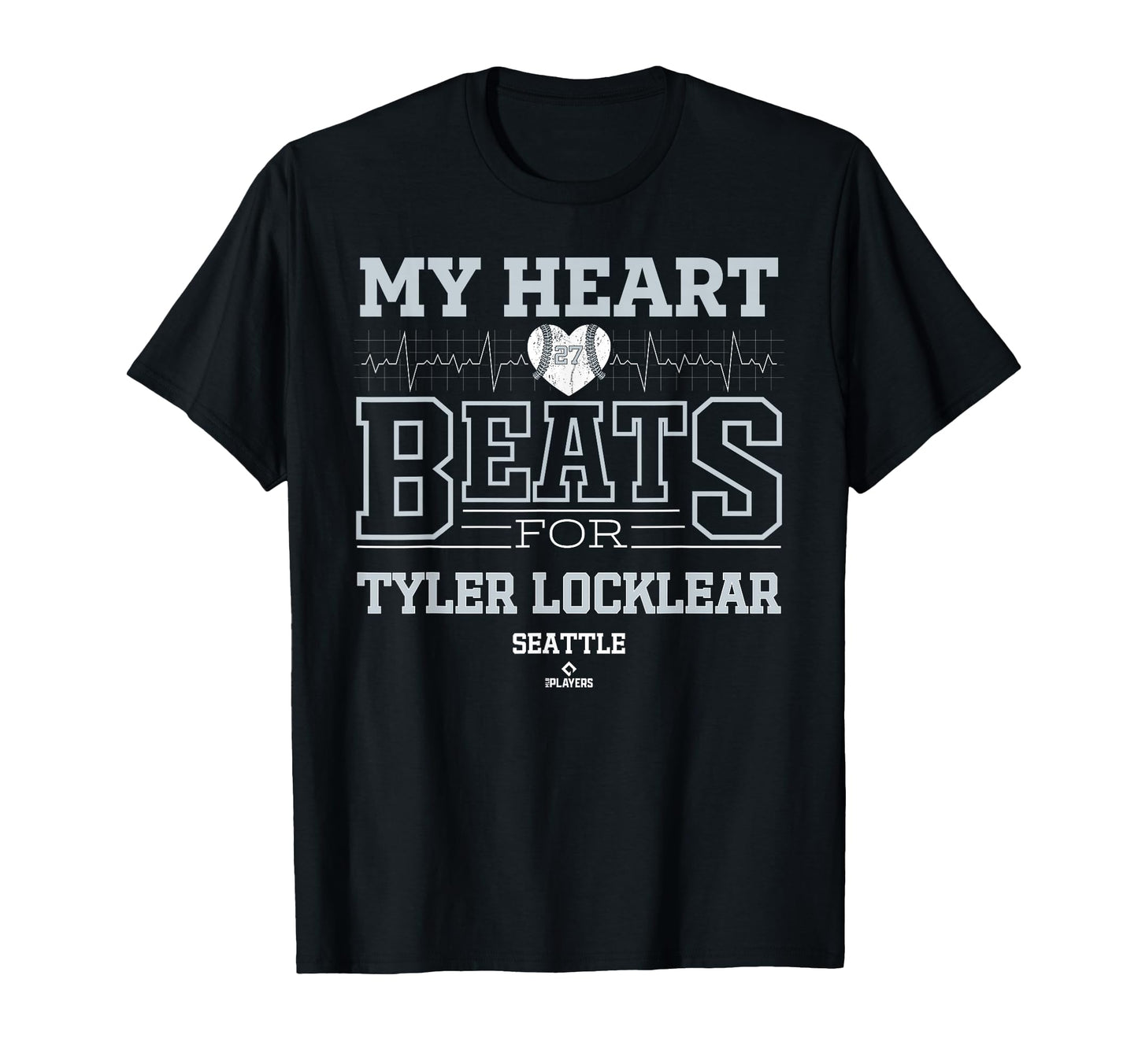 My Heart Beats Tyler Locklear Seattle T-Shirt - Minimalist Print Men Women - T-Shirt, Sweatshirt, Hoodie