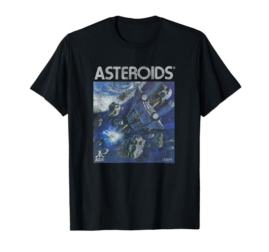 Atari Asteroids Box Art Video Game T-Shirt - Aesthetic Graphic for Adults - T-Shirt, Sweatshirt, Hoodie