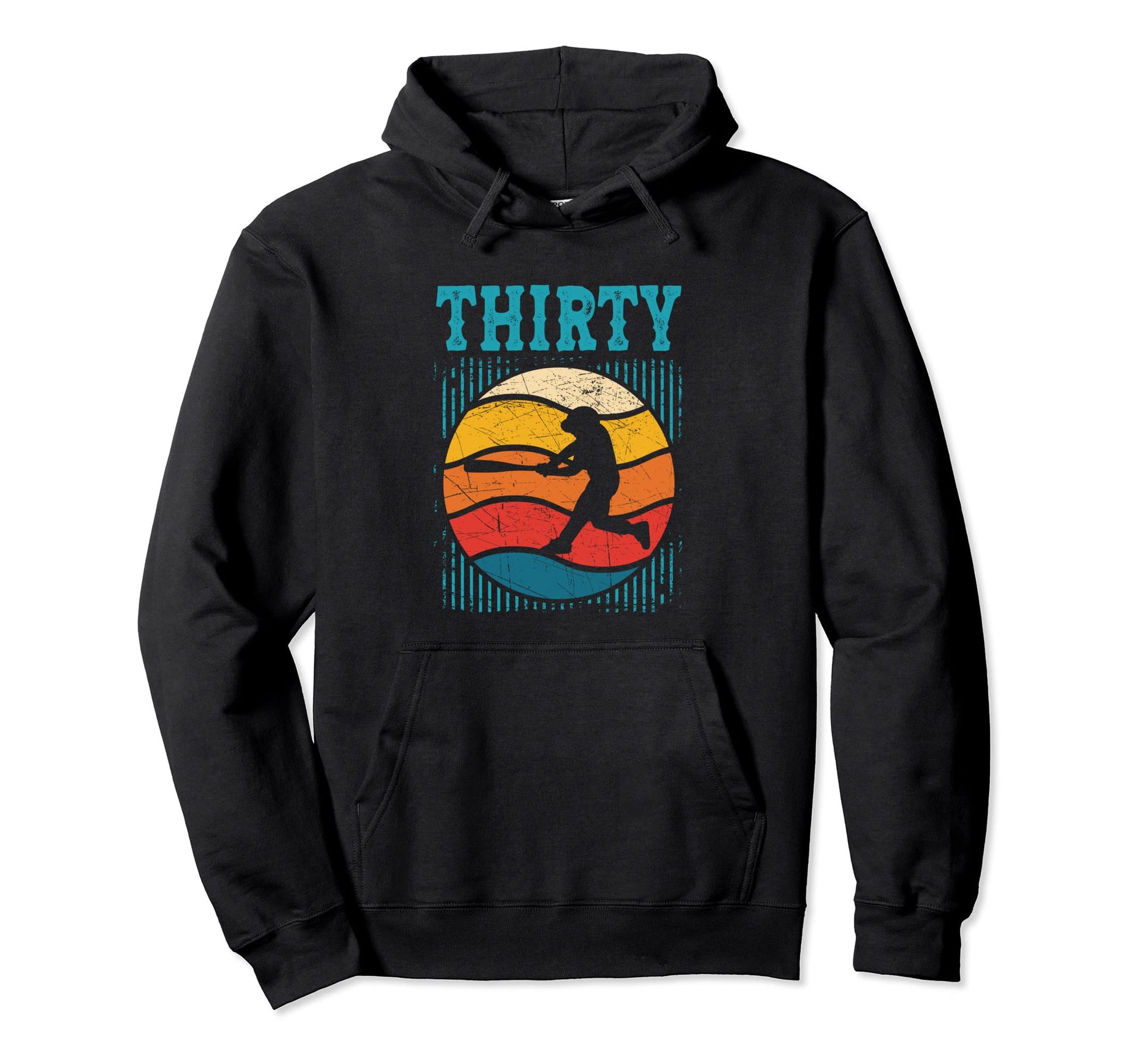 30Th Birthday Baseball 30 Years Old Hoodie - Graphic Print for Adults - T-Shirt, Sweatshirt, Hoodie