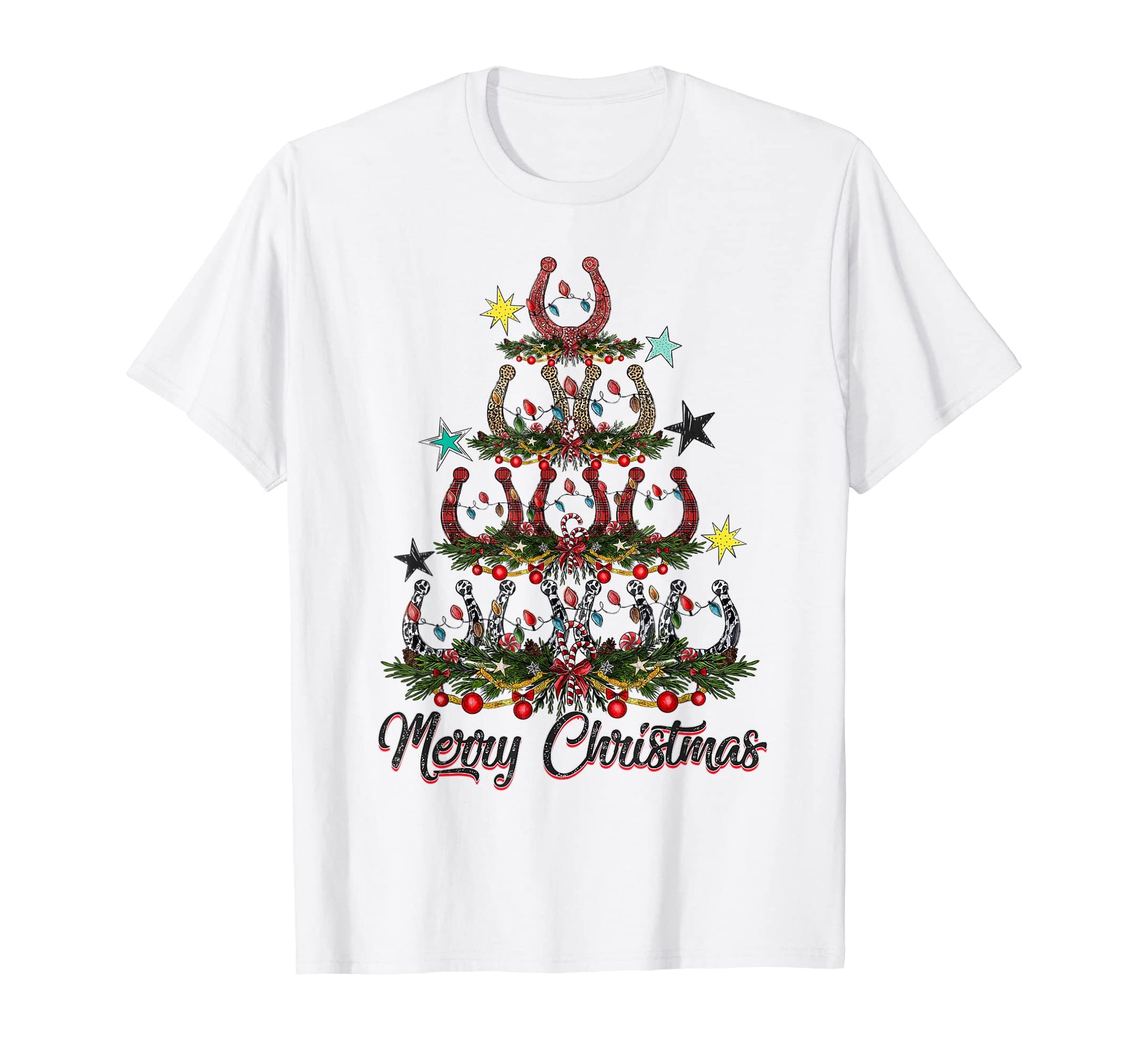 Horseshoe Tree Western Cowboy T-Shirt - Casual Everyday Wear for Adults - T-Shirt, Sweatshirt, Hoodie