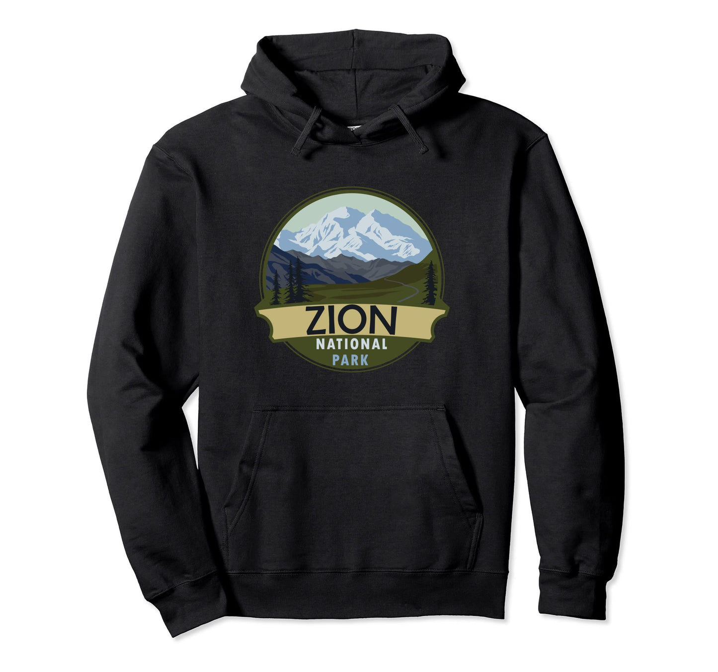 Zion National Park Mountain Hiking Hoodie - Streetwear Style for Adults - T-Shirt, Sweatshirt, Hoodie